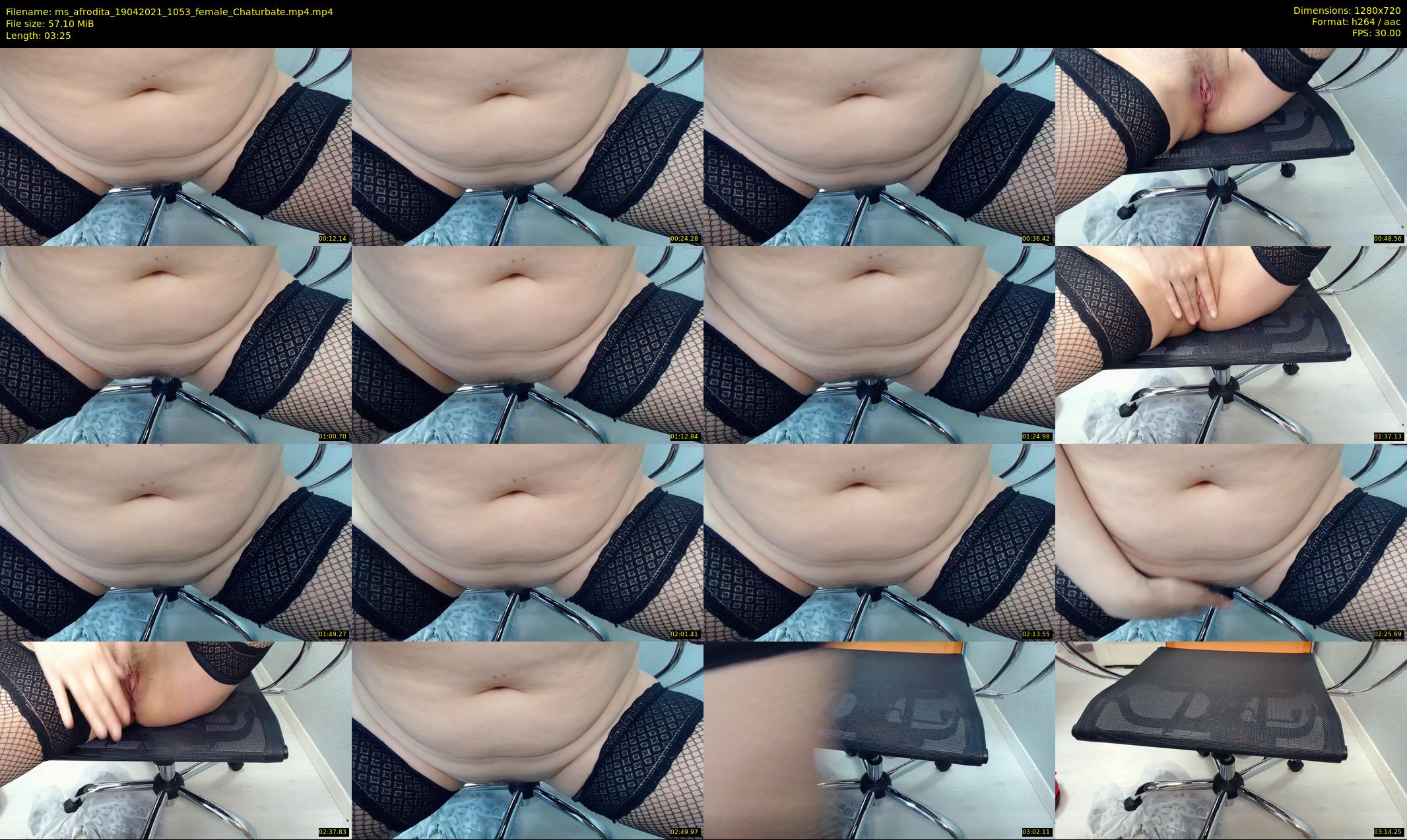 ms_afrodita — 4 minute Chaturbate Female stripcam recording, 720p, Apr 19, 2021