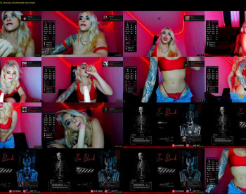 evablack_ — Chaturbate Female stripcam recording, Apr 22, 2021 16:53