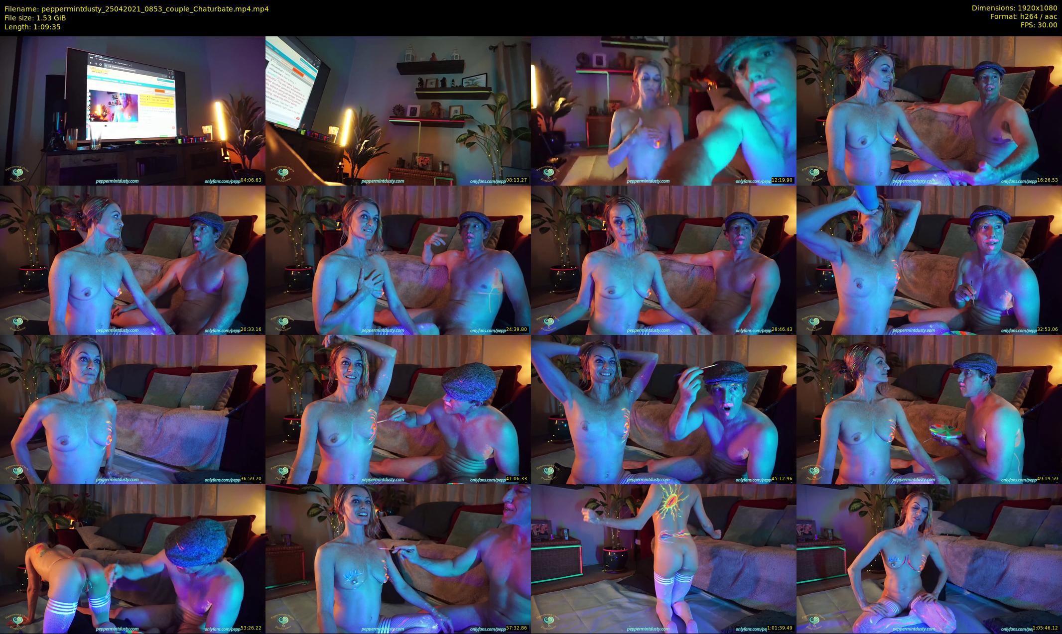 peppermintdusty — 70 minute Chaturbate Couple stripcam recording, 1080p, Apr 25, 2021