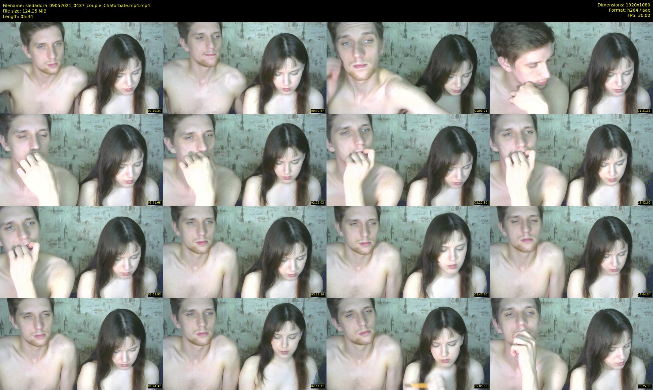 sledadora — 6 minute Chaturbate Couple stripcam recording, 1080p, May 9, 2021