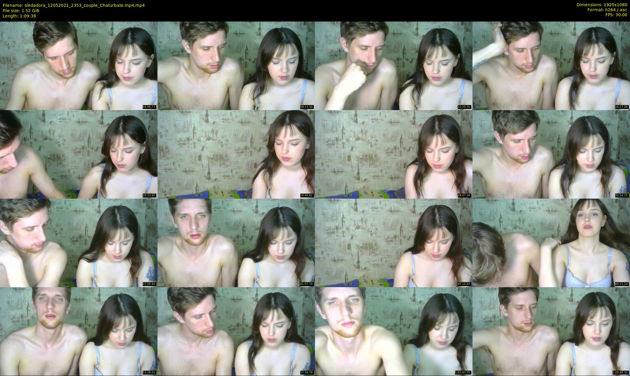 sledadora — 70 minute Chaturbate Couple stripcam recording, 1080p, May 12, 2021