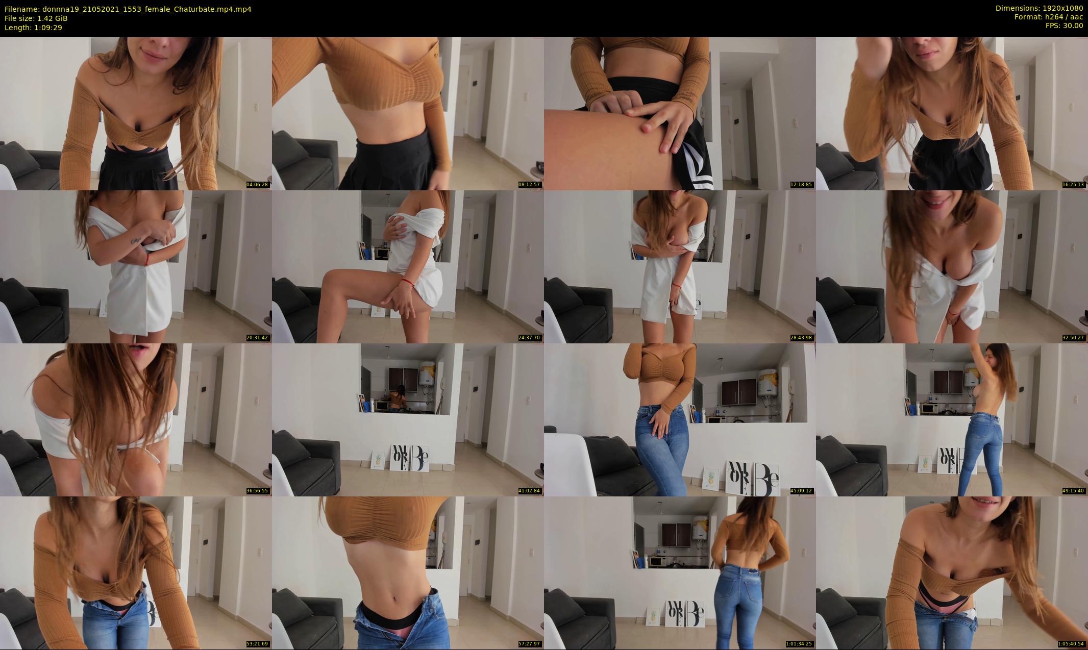 donnna19 — 70 minute Chaturbate Female stripcam recording, 1080p, May 21, 2021