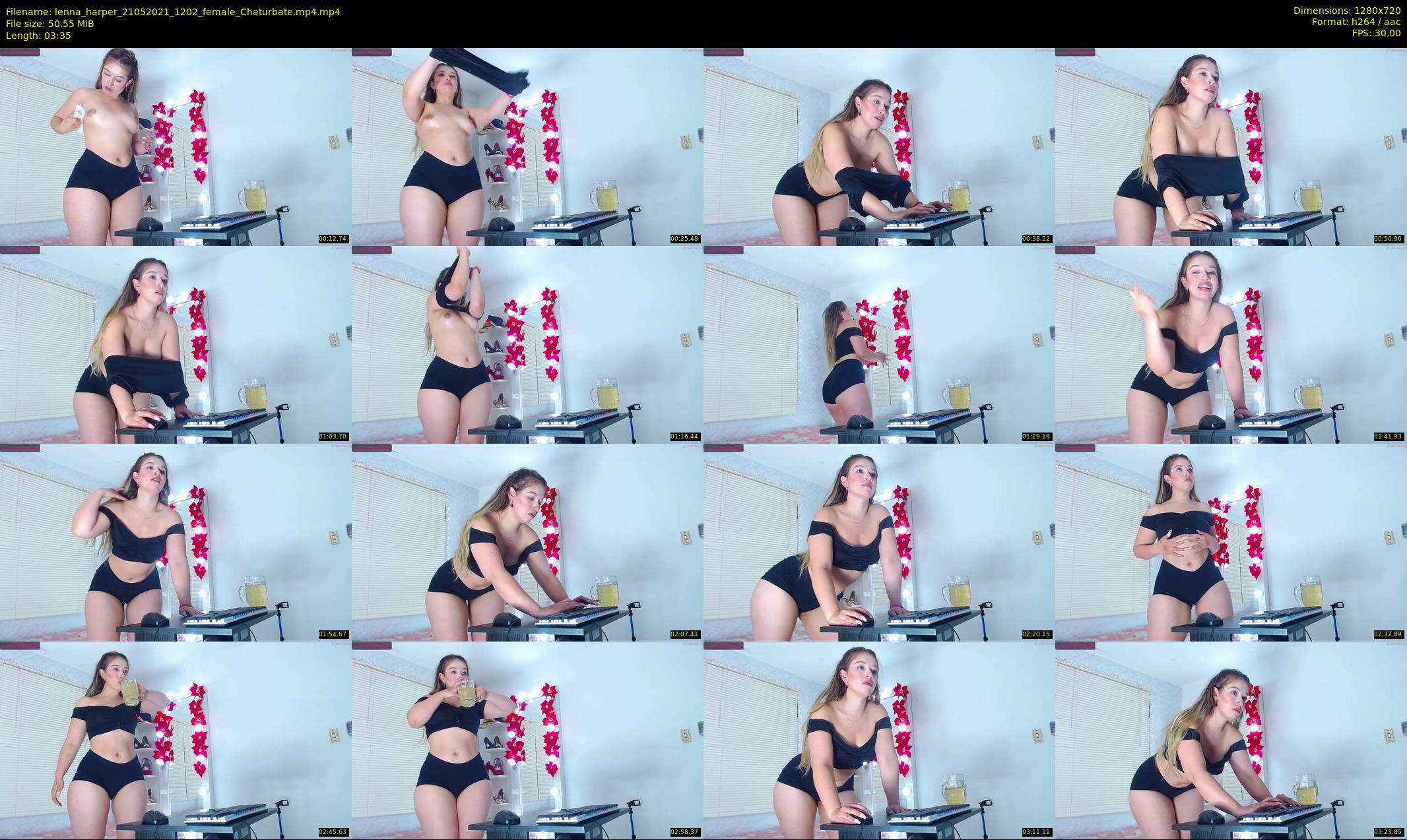 lenna_harper — 4 minute Chaturbate Female stripcam recording, 720p, May 21, 2021