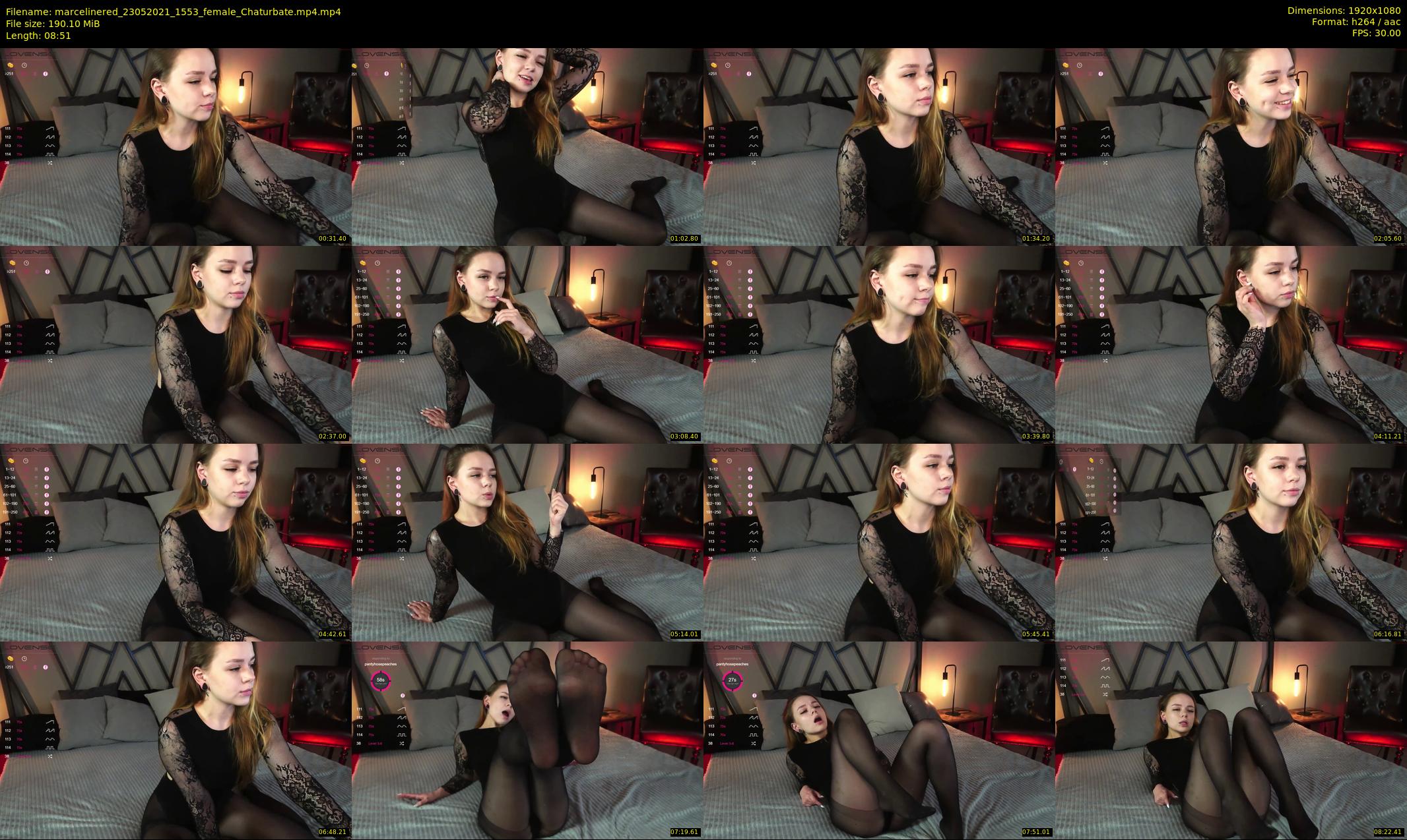 marcelinered — 9 minute Chaturbate Female stripcam recording, 1080p, May 23, 2021