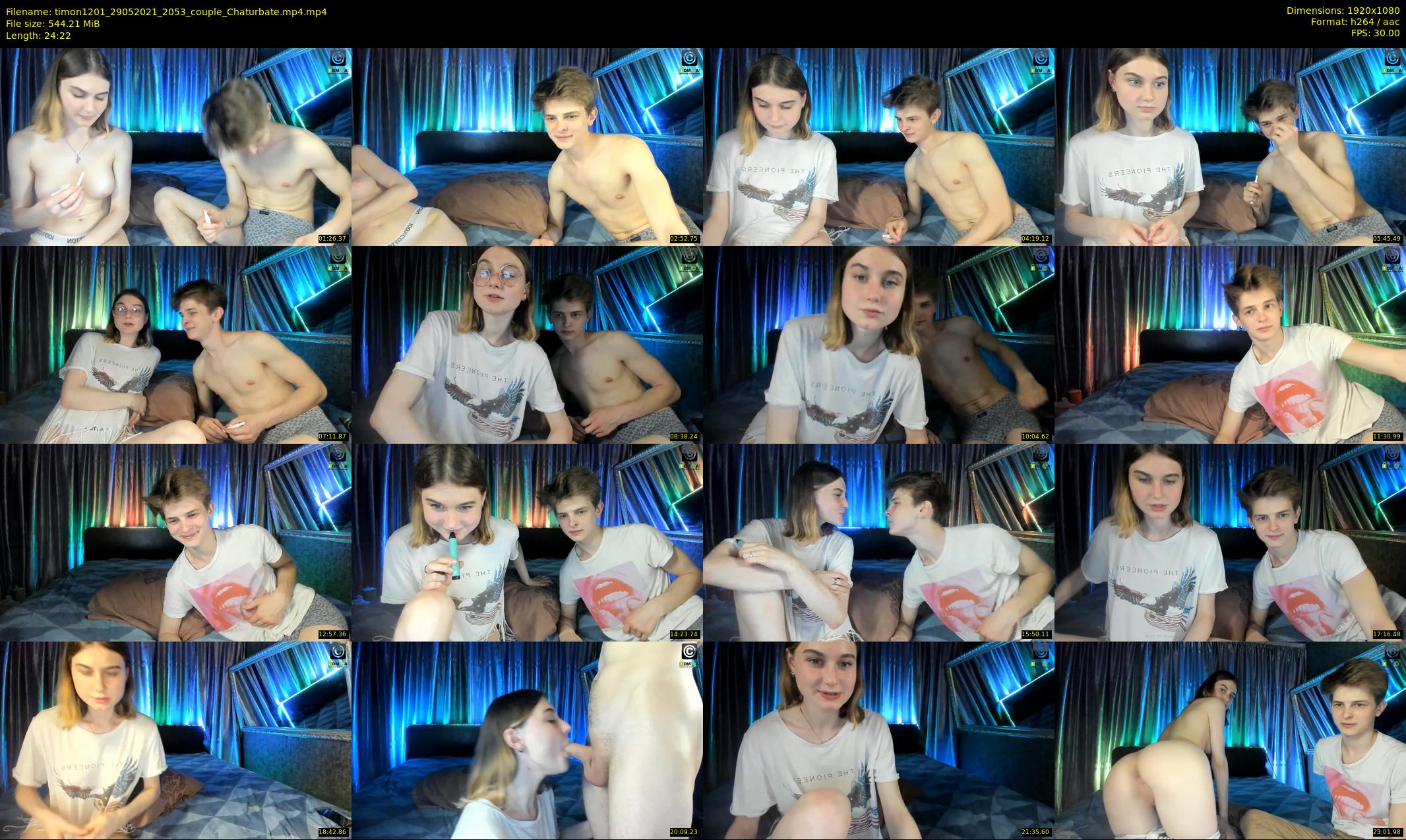 timon1201 — 25 minute Chaturbate Couple stripcam recording, 1080p, May 29, 2021