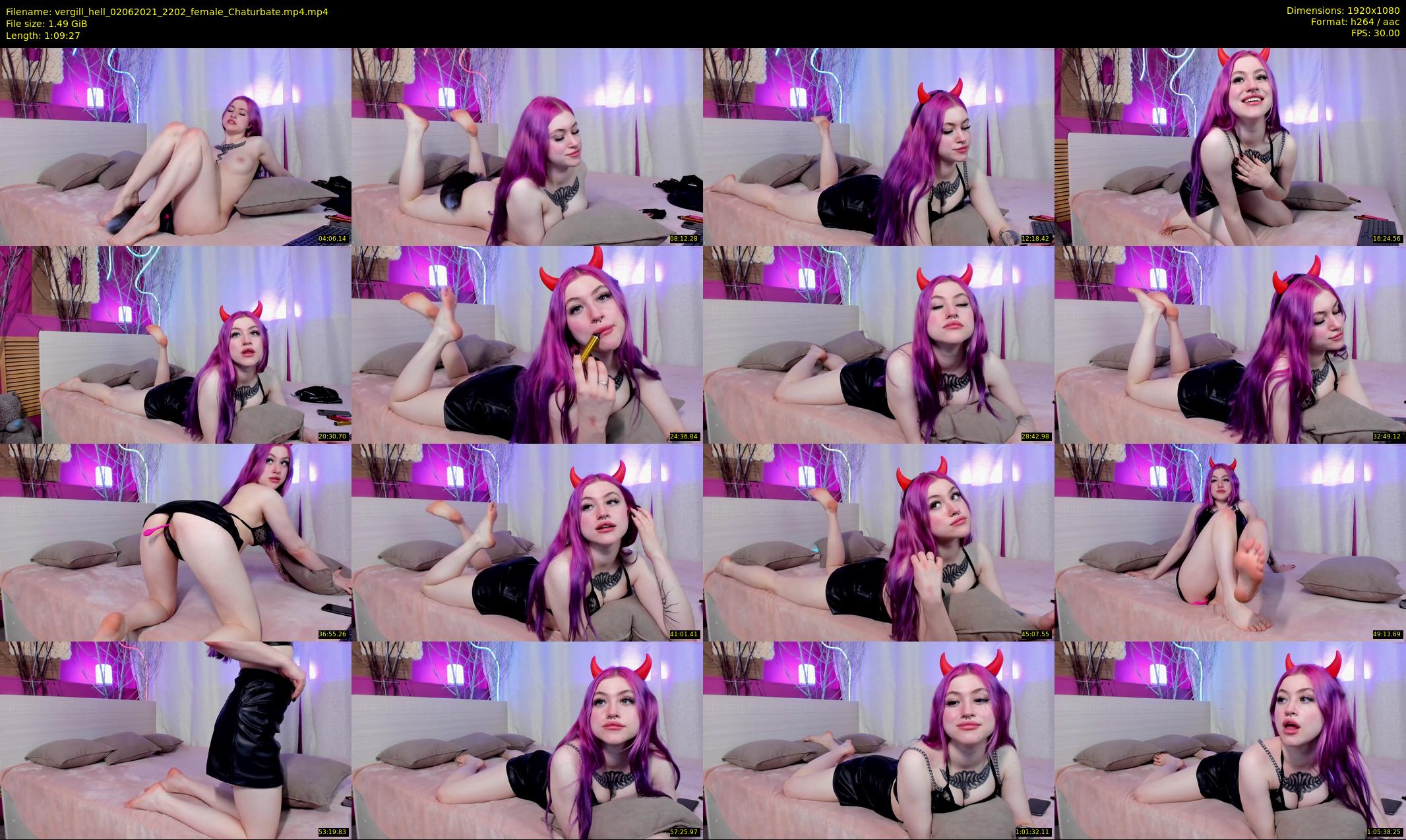 vergill_hell — 70 minute Chaturbate Female stripcam recording, 1080p, Jun 2, 2021