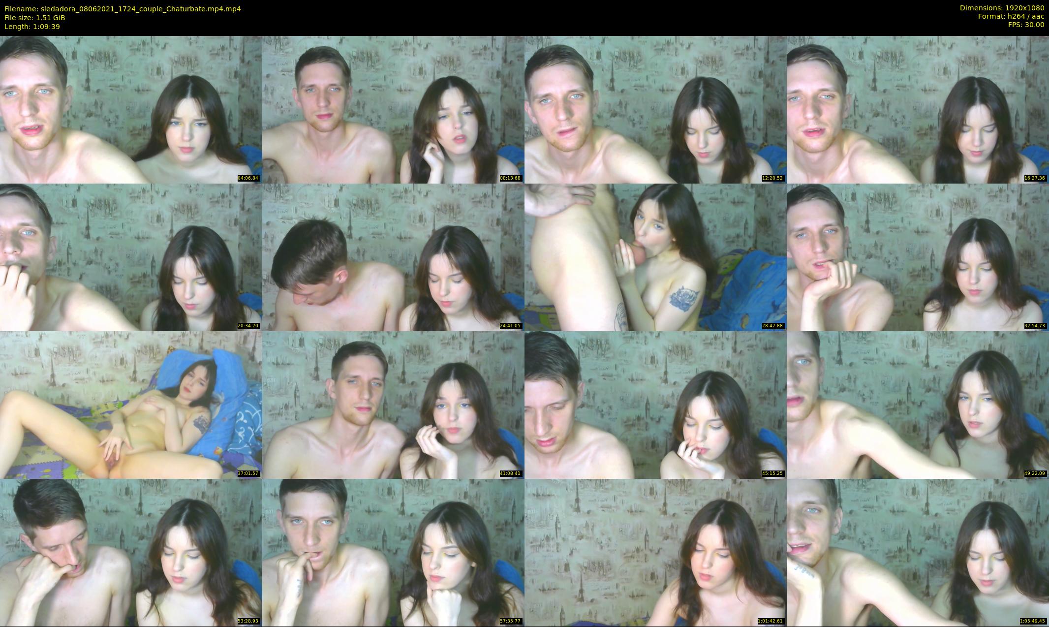 sledadora — 70 minute Chaturbate Couple stripcam recording, 1080p, Jun 8, 2021
