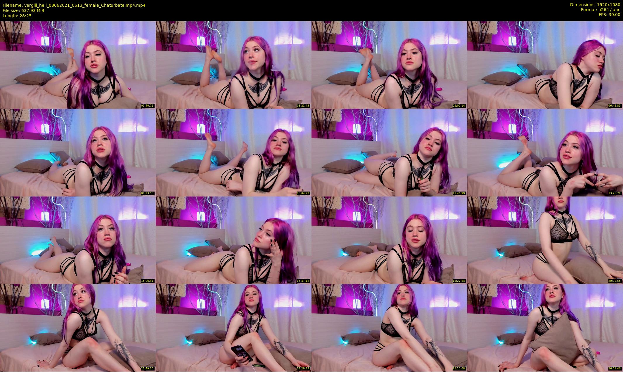 vergill_hell — 29 minute Chaturbate Female stripcam recording, 1080p, Jun 8, 2021
