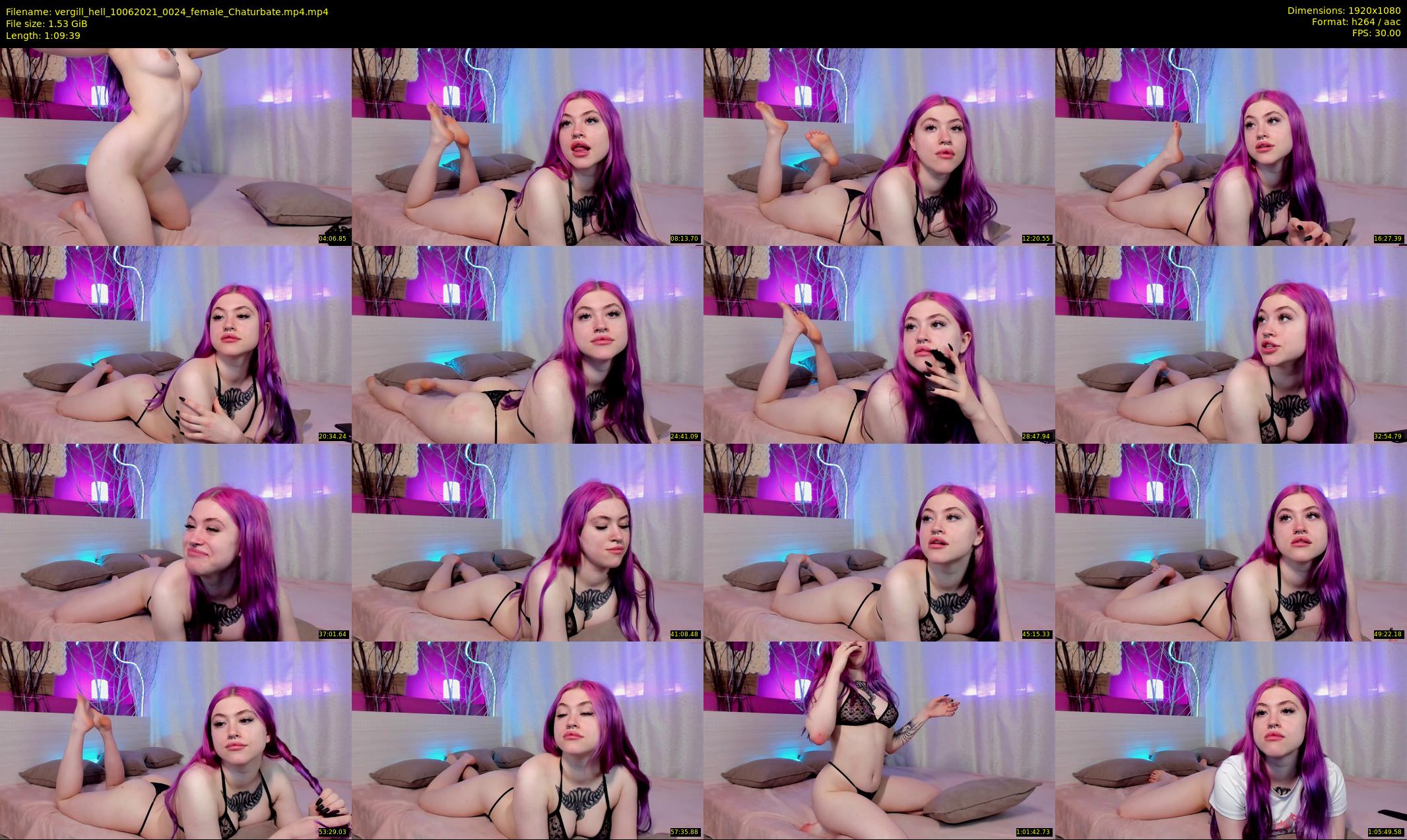 vergill_hell — 70 minute Chaturbate Female stripcam recording, 1080p, Jun 10, 2021