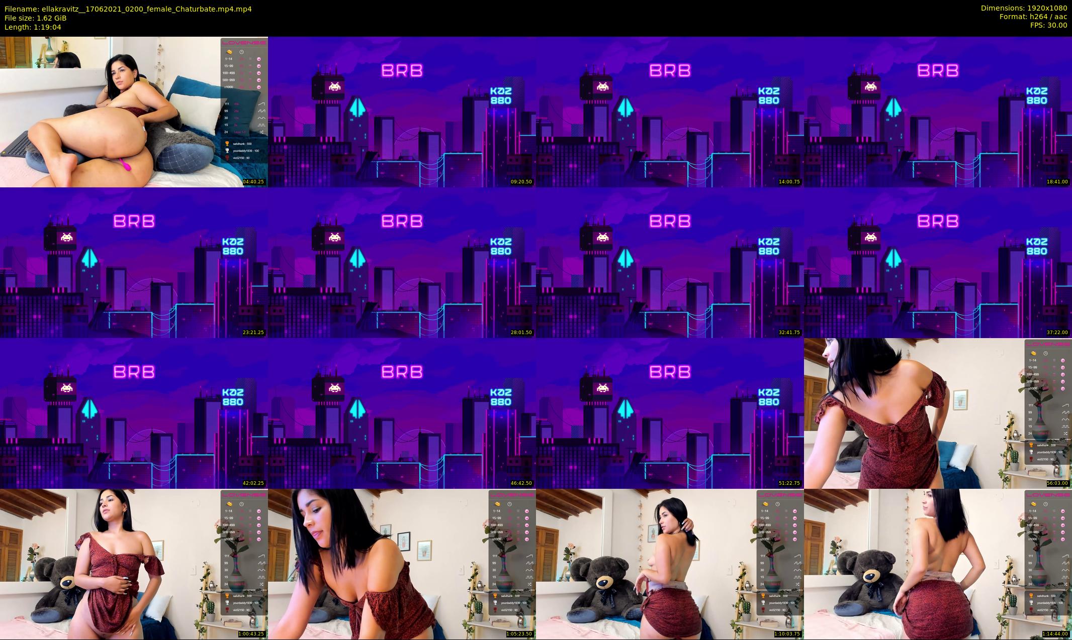 ellakravitz_ — 80 minute Chaturbate Female stripcam recording, 1080p, Jun 17, 2021