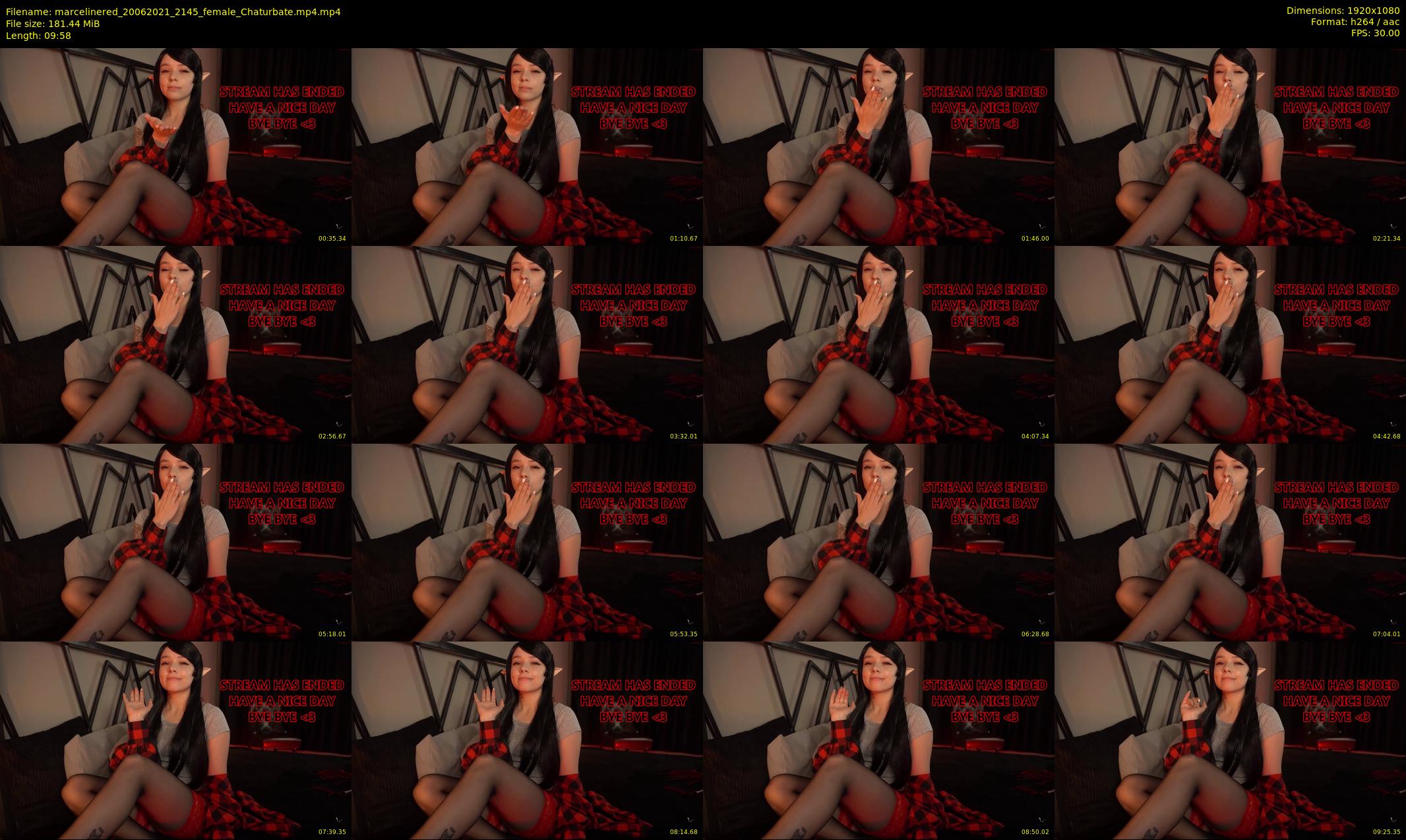 marcelinered — 10 minute Chaturbate Female stripcam recording, 1080p, Jun 20, 2021