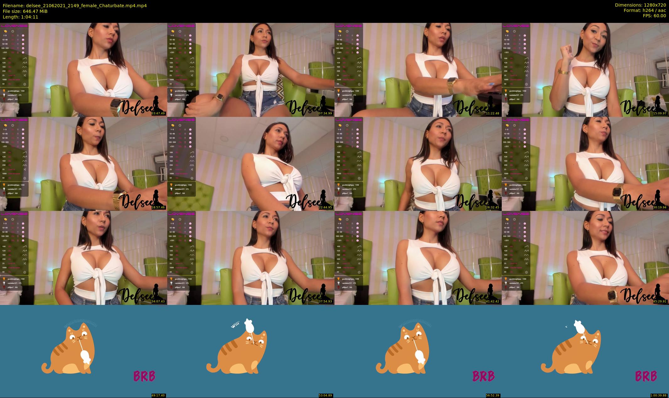delsee — 65 minute Chaturbate Female stripcam recording, 720p, Jun 21, 2021