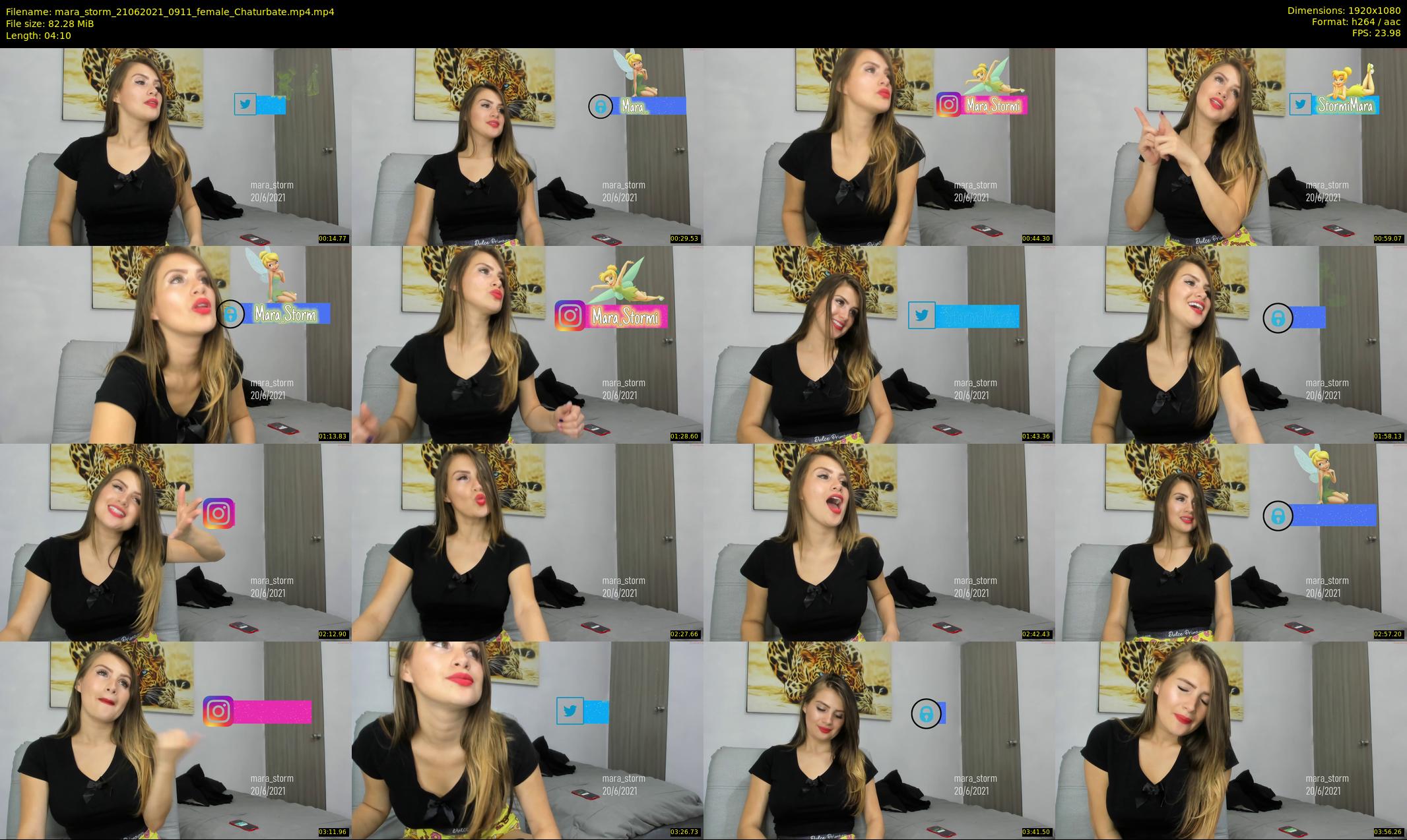 mara_storm — 5 minute Chaturbate Female stripcam recording, 1080p, Jun 21, 2021