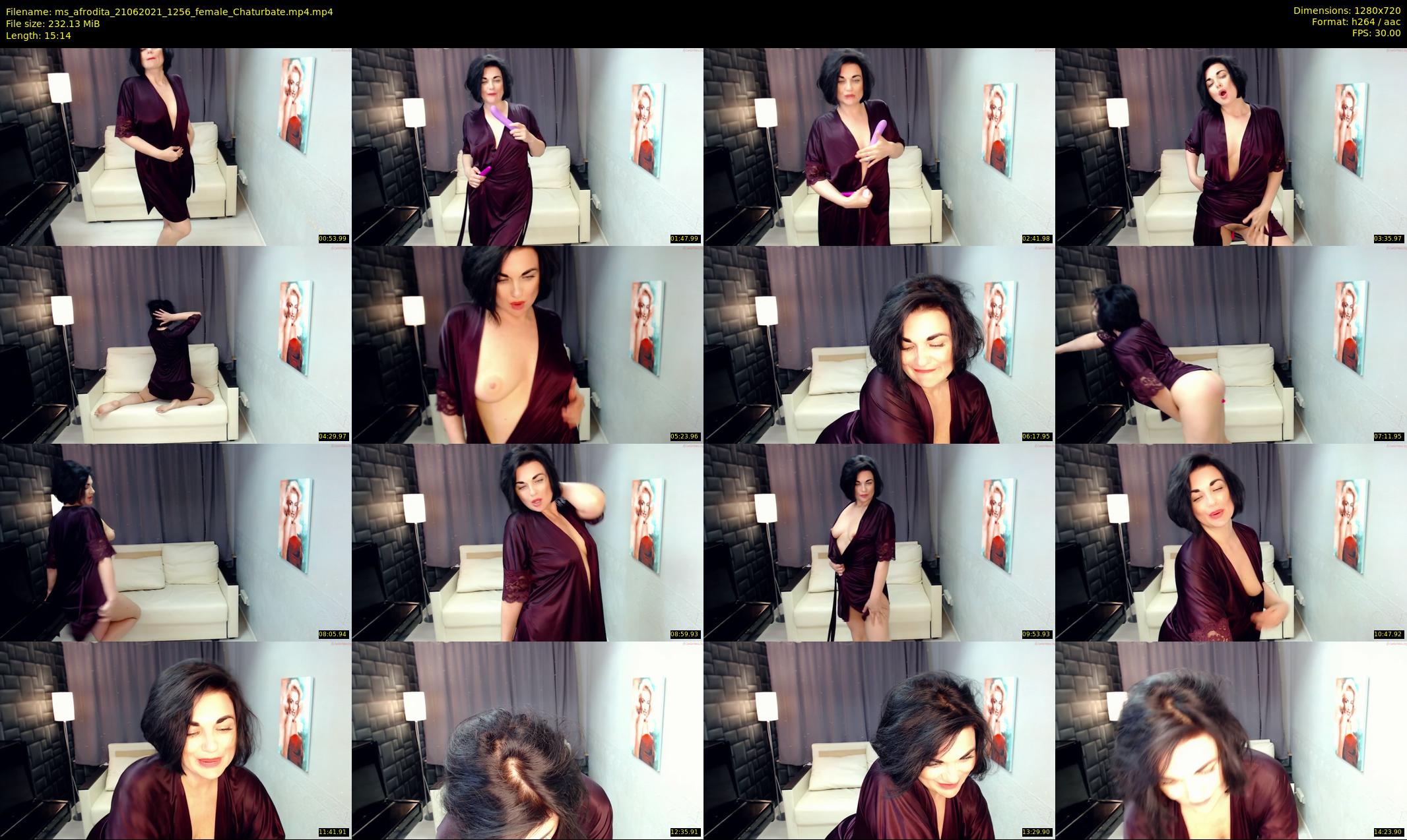 ms_afrodita — 16 minute Chaturbate Female stripcam recording, 720p, Jun 21, 2021