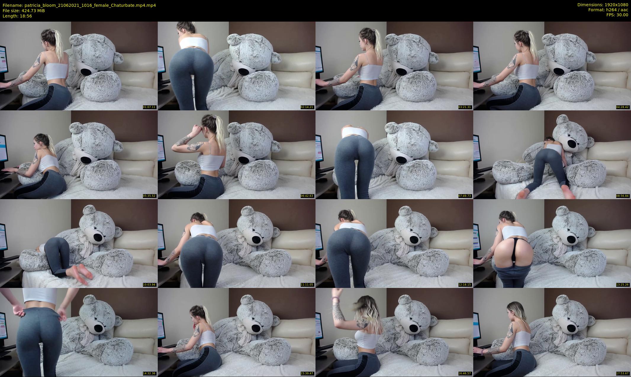 patricia_bloom — 19 minute Chaturbate Female stripcam recording, 1080p, Jun 21, 2021