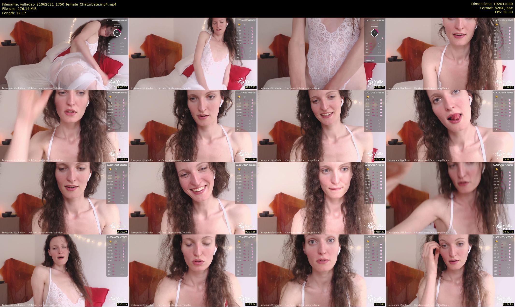 yulladao — 13 minute Chaturbate Female stripcam recording, 1080p, Jun 21, 2021