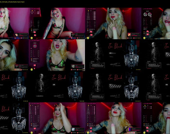 evablack_ — Chaturbate Female stripcam recording, Jun 22, 2021 17:32