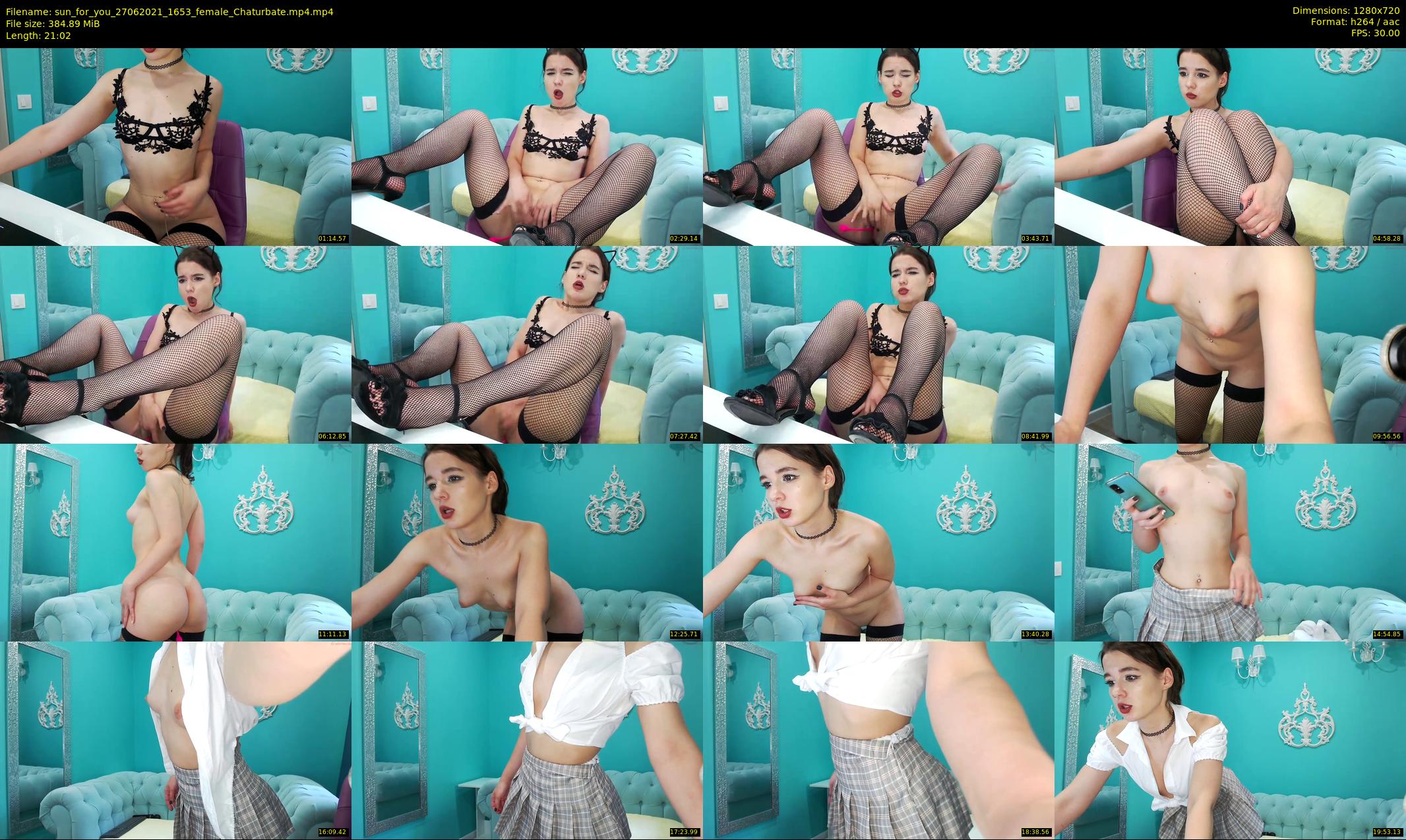 sun_for_you — 22 minute Chaturbate Female stripcam recording, 720p, Jun 27, 2021