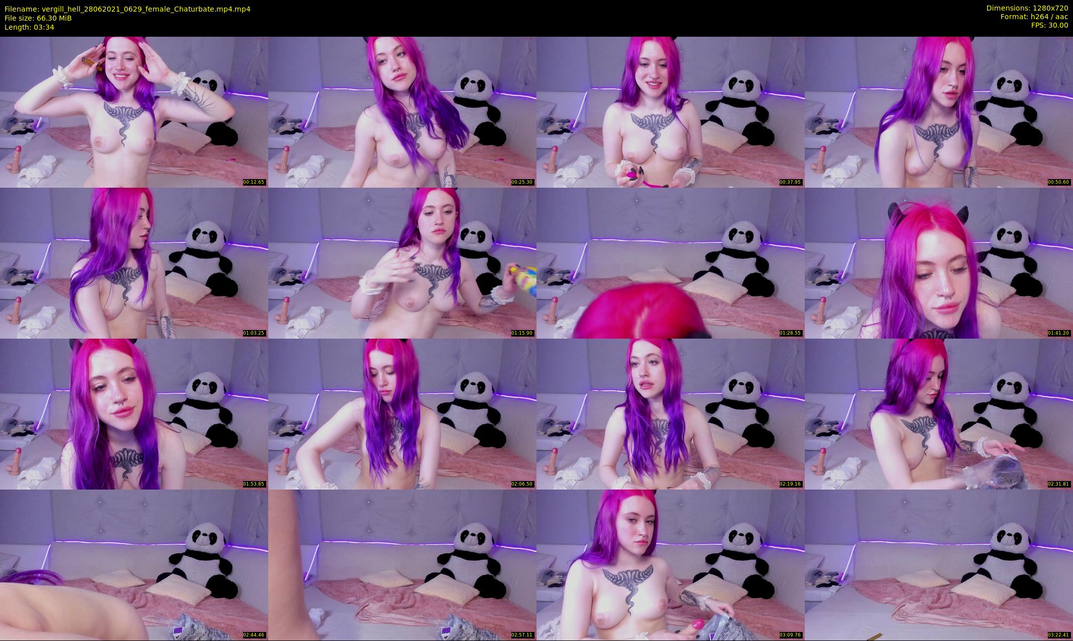 vergill_hell — 4 minute Chaturbate Female stripcam recording, 720p, Jun 28, 2021