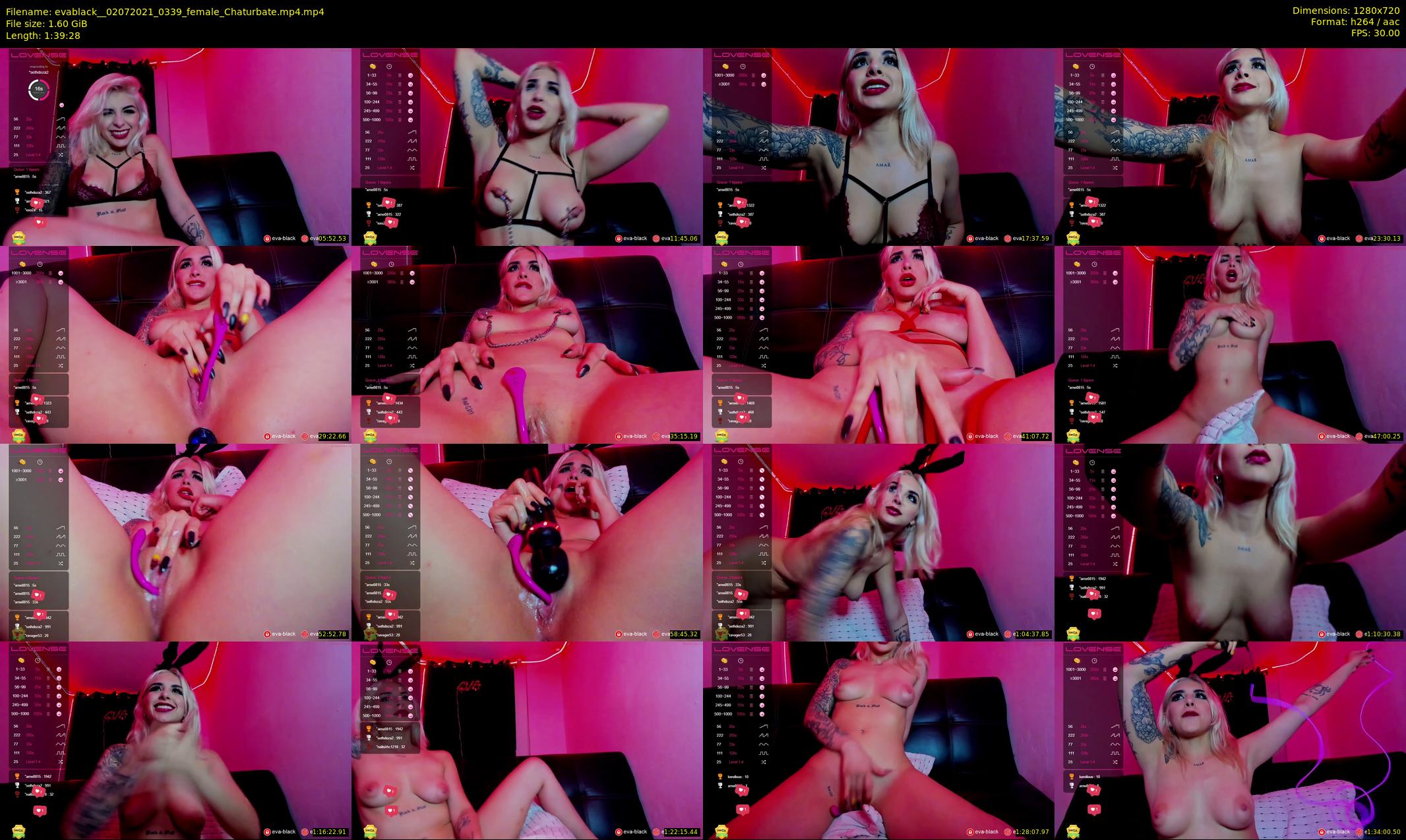 evablack_ — 100 minute Chaturbate Female stripcam recording, 720p, Jul 2, 2021