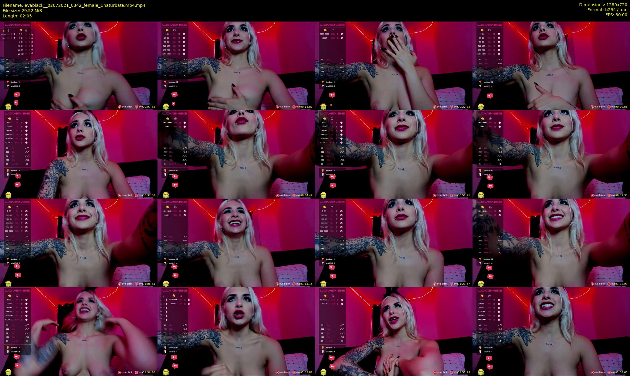 evablack_ — 3 minute Chaturbate Female stripcam recording, 720p, Jul 2, 2021