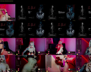 evablack_ — Chaturbate Female stripcam recording, Jul 3, 2021 17:47