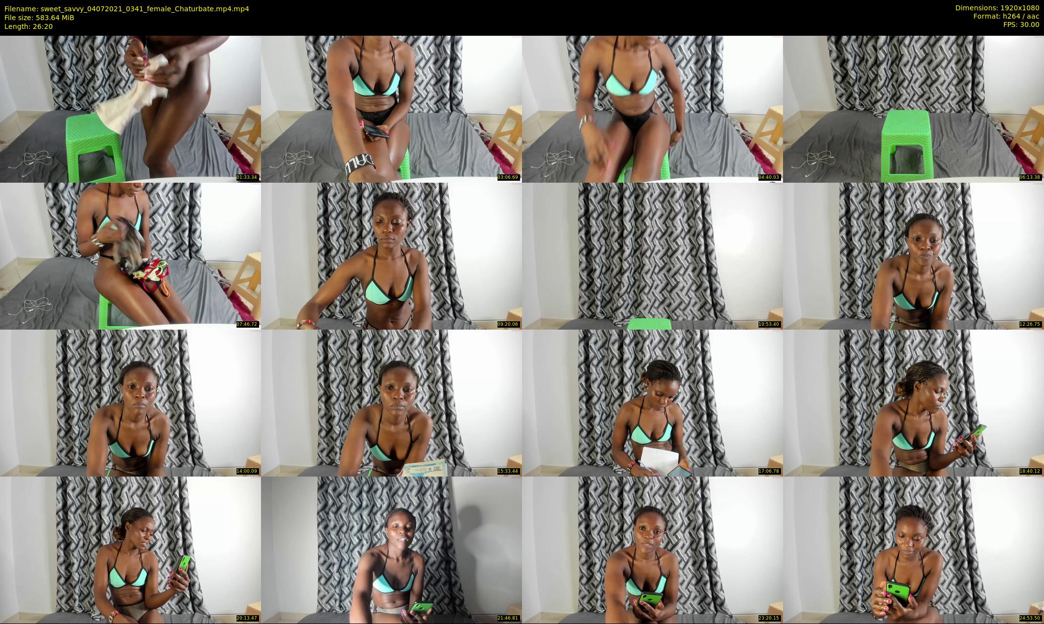 sweet_savvy — 27 minute Chaturbate Female stripcam recording, 1080p, Jul 4, 2021