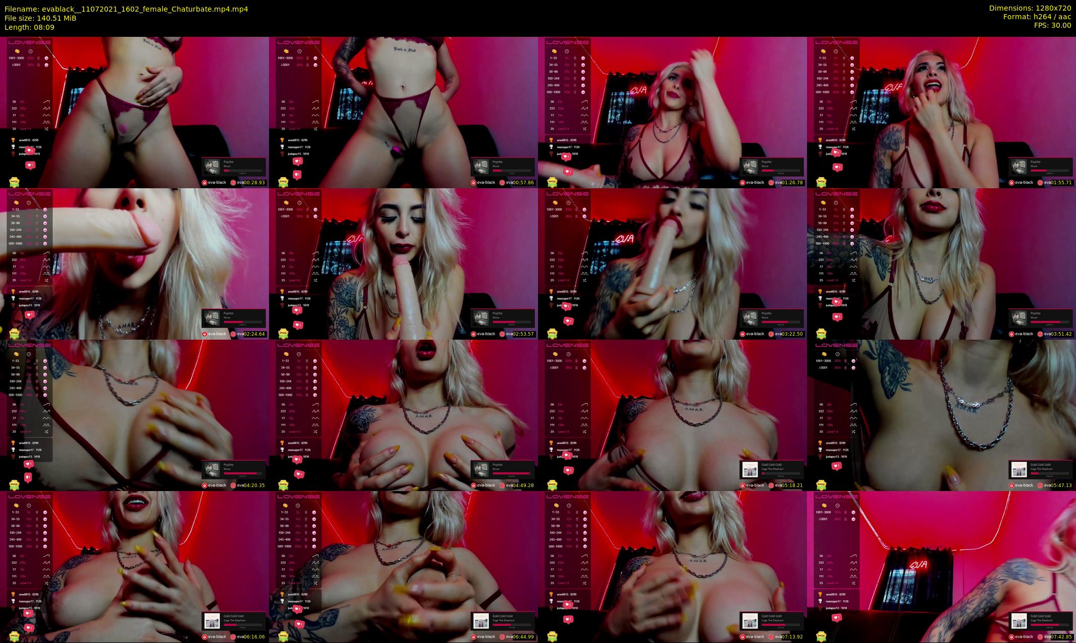 evablack_ — 9 minute Chaturbate Female stripcam recording, 720p, Jul 11, 2021