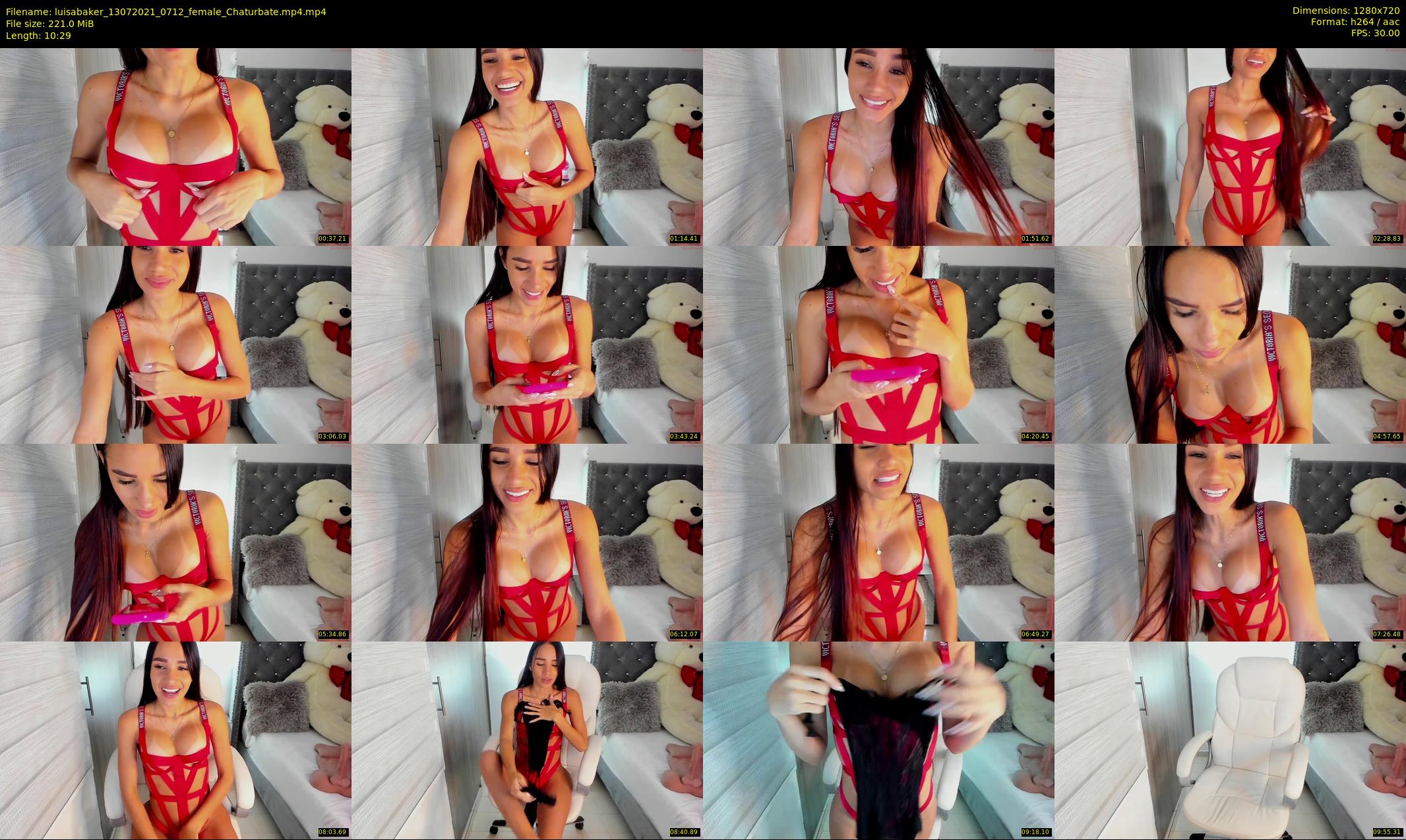 luisabaker — 11 minute Chaturbate Female stripcam recording, 720p, Jul 13, 2021