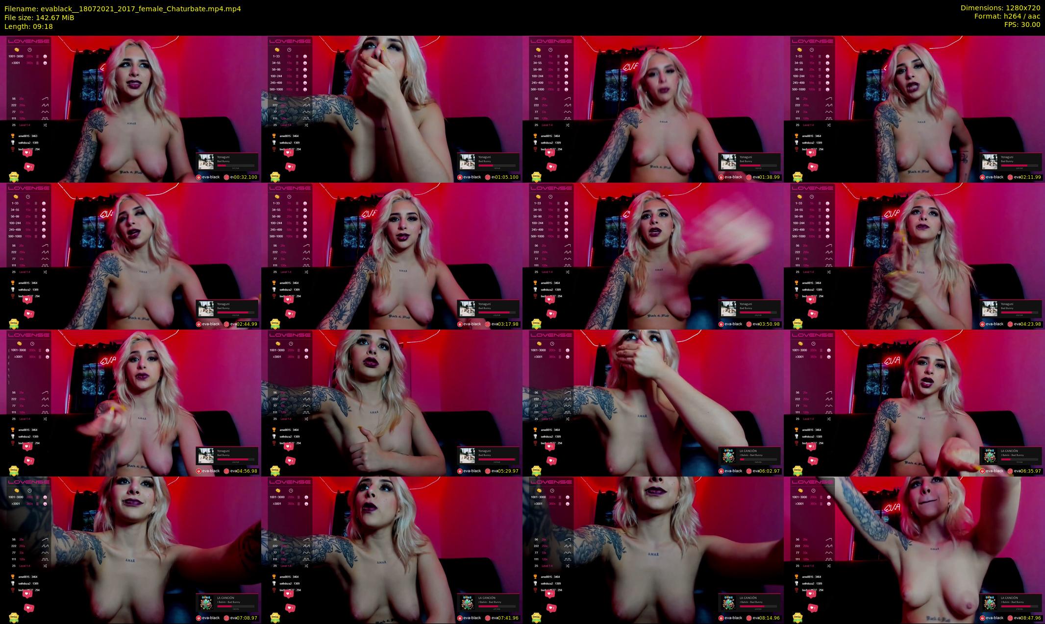 evablack_ — 10 minute Chaturbate Female stripcam recording, 720p, Jul 18, 2021