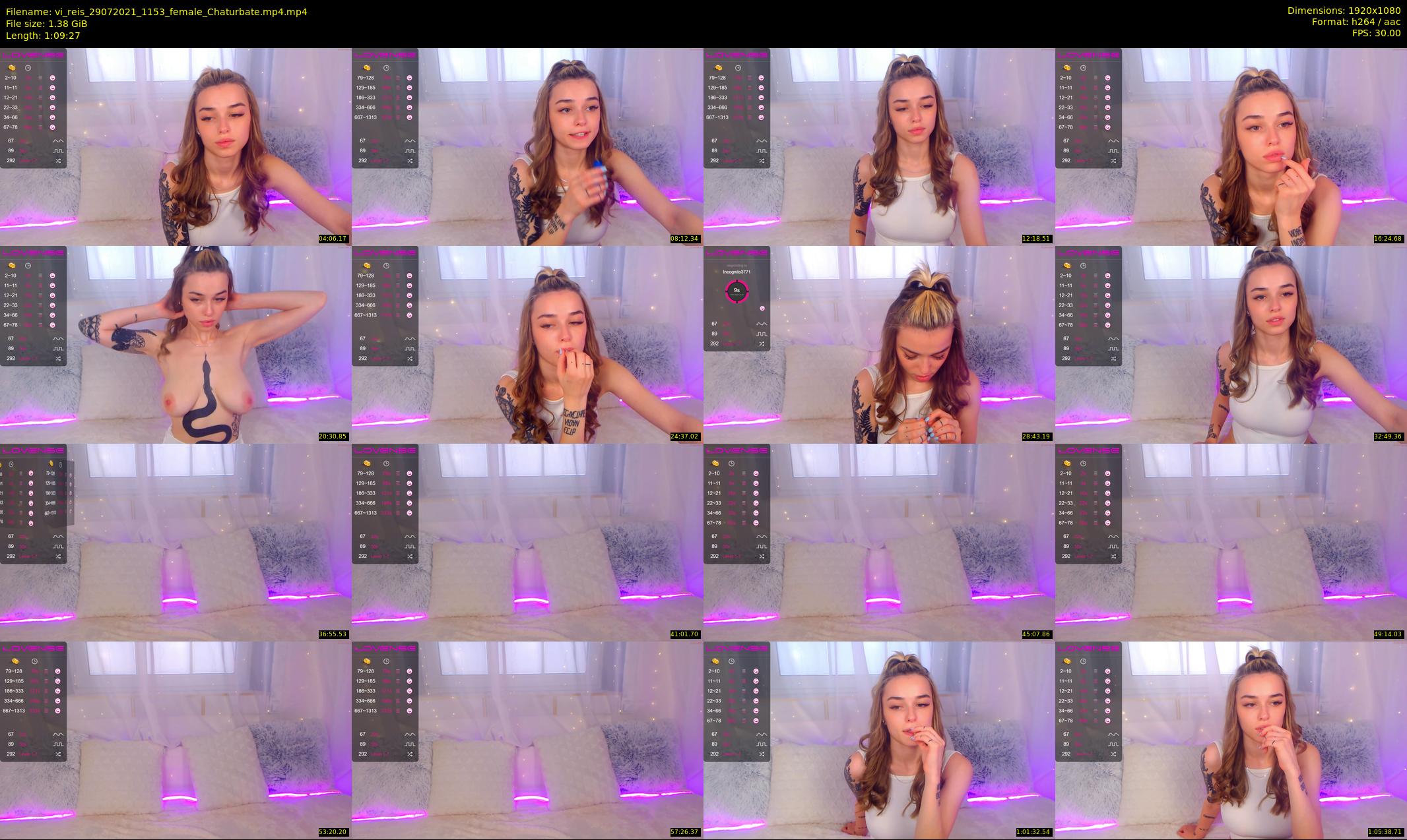 vi_reis — 70 minute Chaturbate Female stripcam recording, 1080p, Jul 29, 2021
