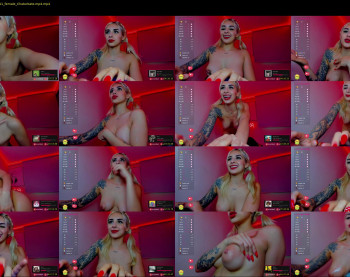 evablack_ — Chaturbate Female stripcam recording, Aug 11, 2021 20:11