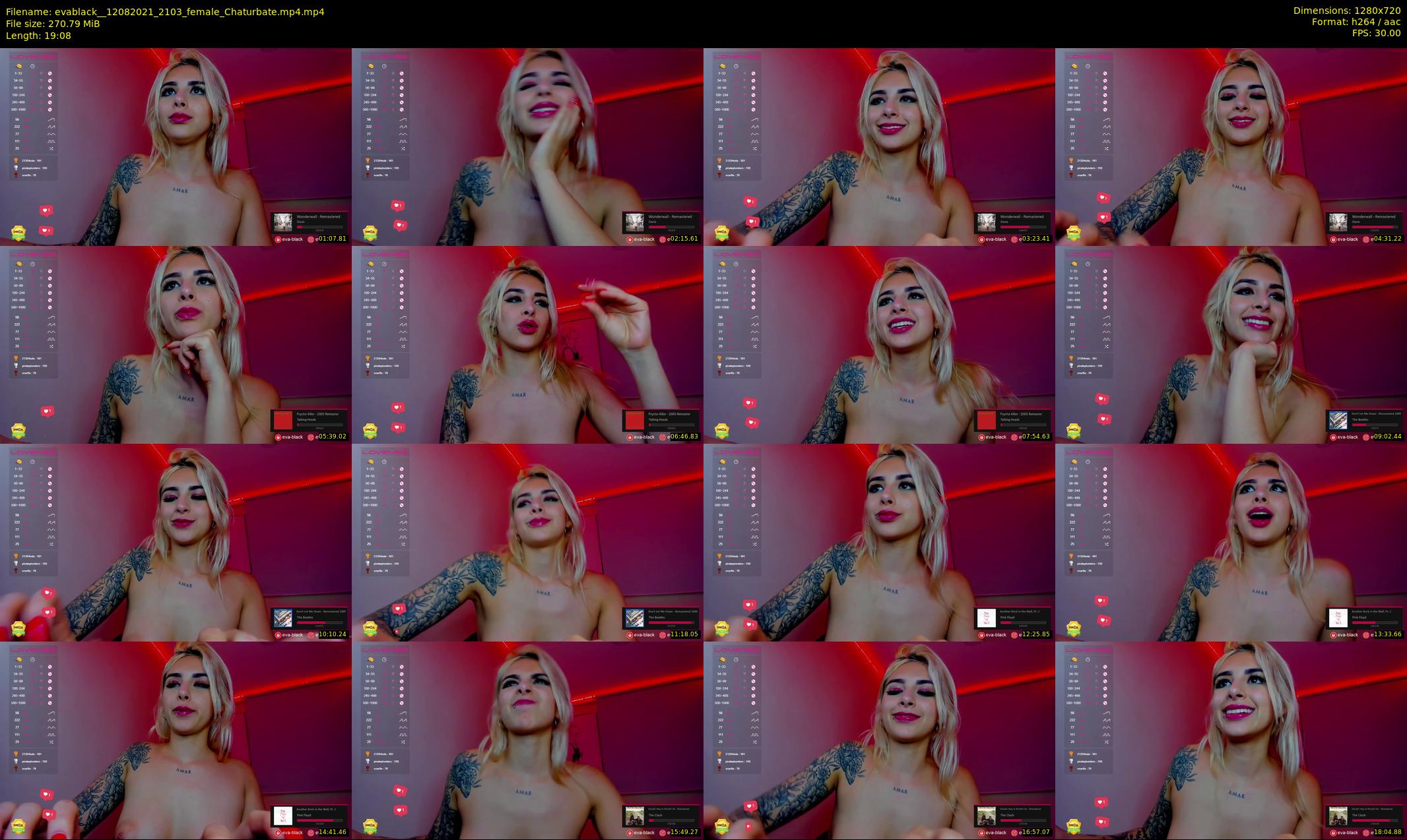 evablack_ — 20 minute Chaturbate Female stripcam recording, 720p, Aug 12, 2021