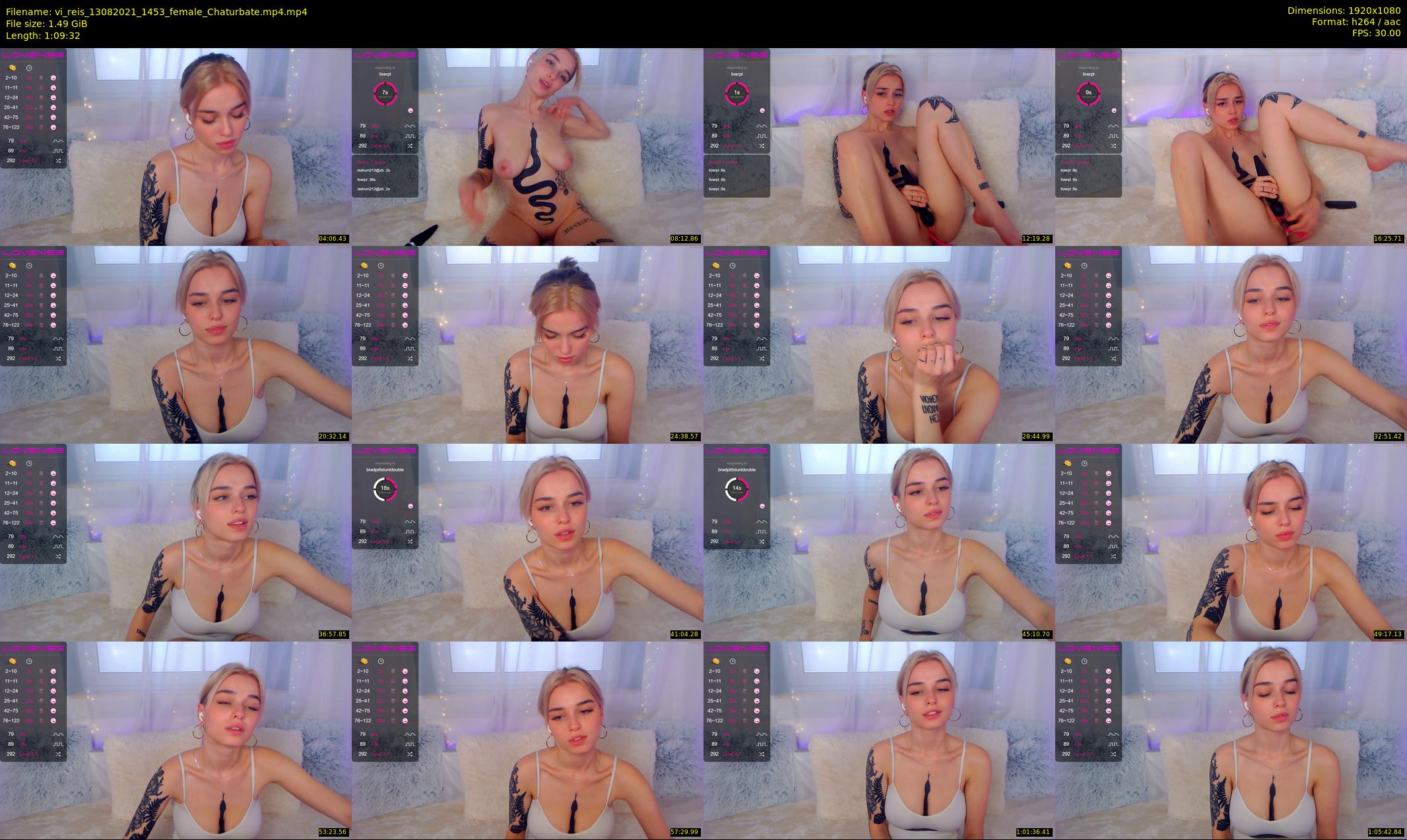 vi_reis — 70 minute Chaturbate Female stripcam recording, 1080p, Aug 13, 2021