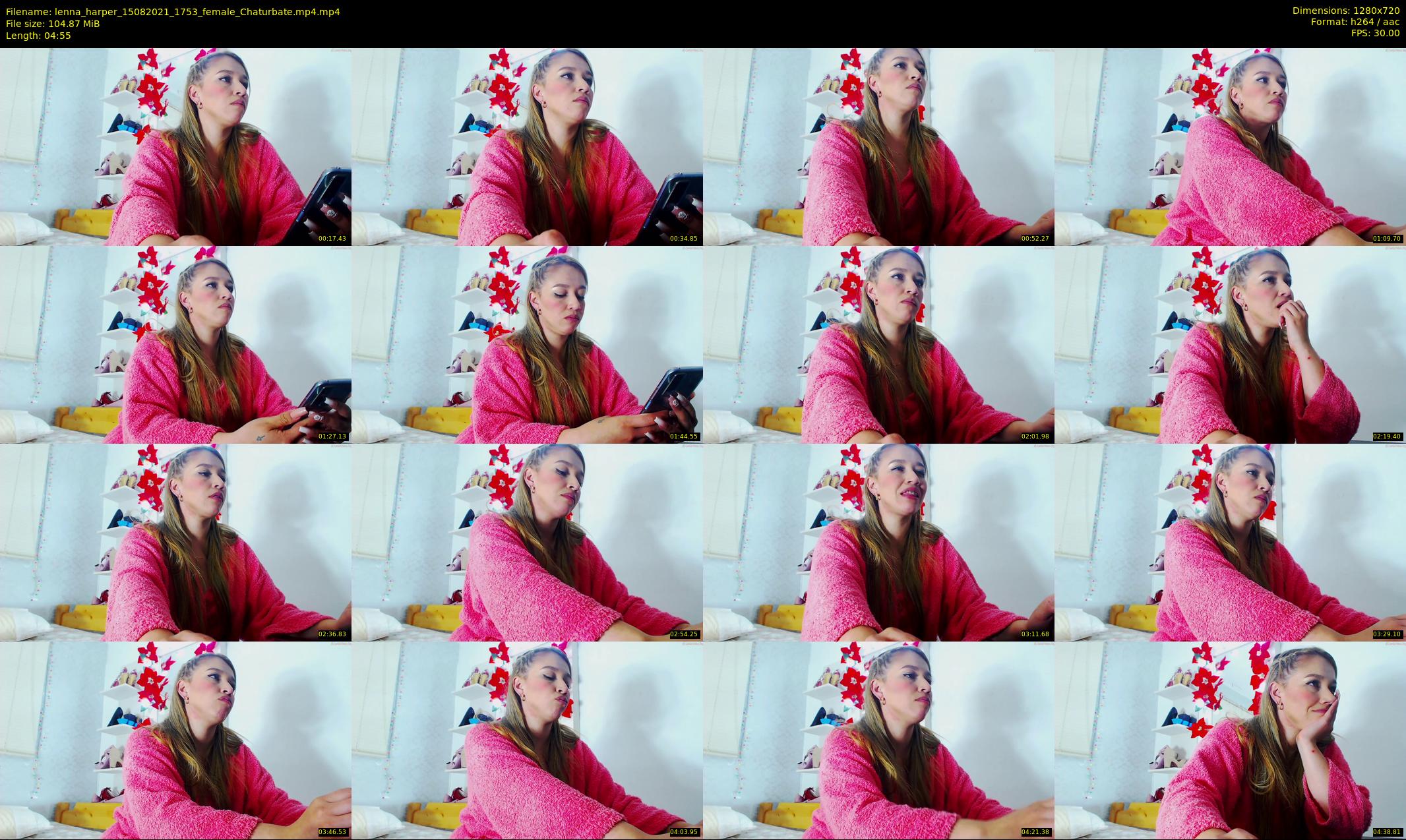 lenna_harper — 5 minute Chaturbate Female stripcam recording, 720p, Aug 15, 2021