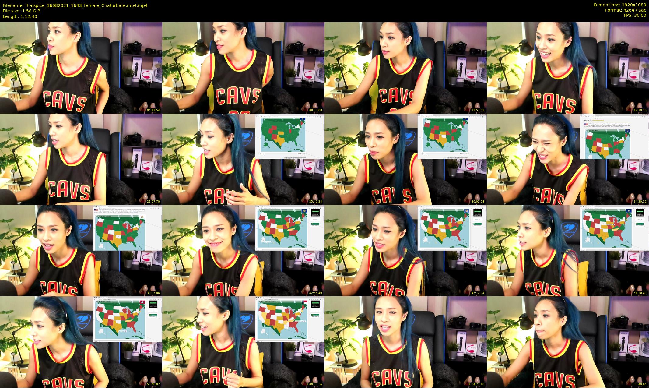 thaispice — 73 minute Chaturbate Female stripcam recording, 1080p, Aug 16, 2021