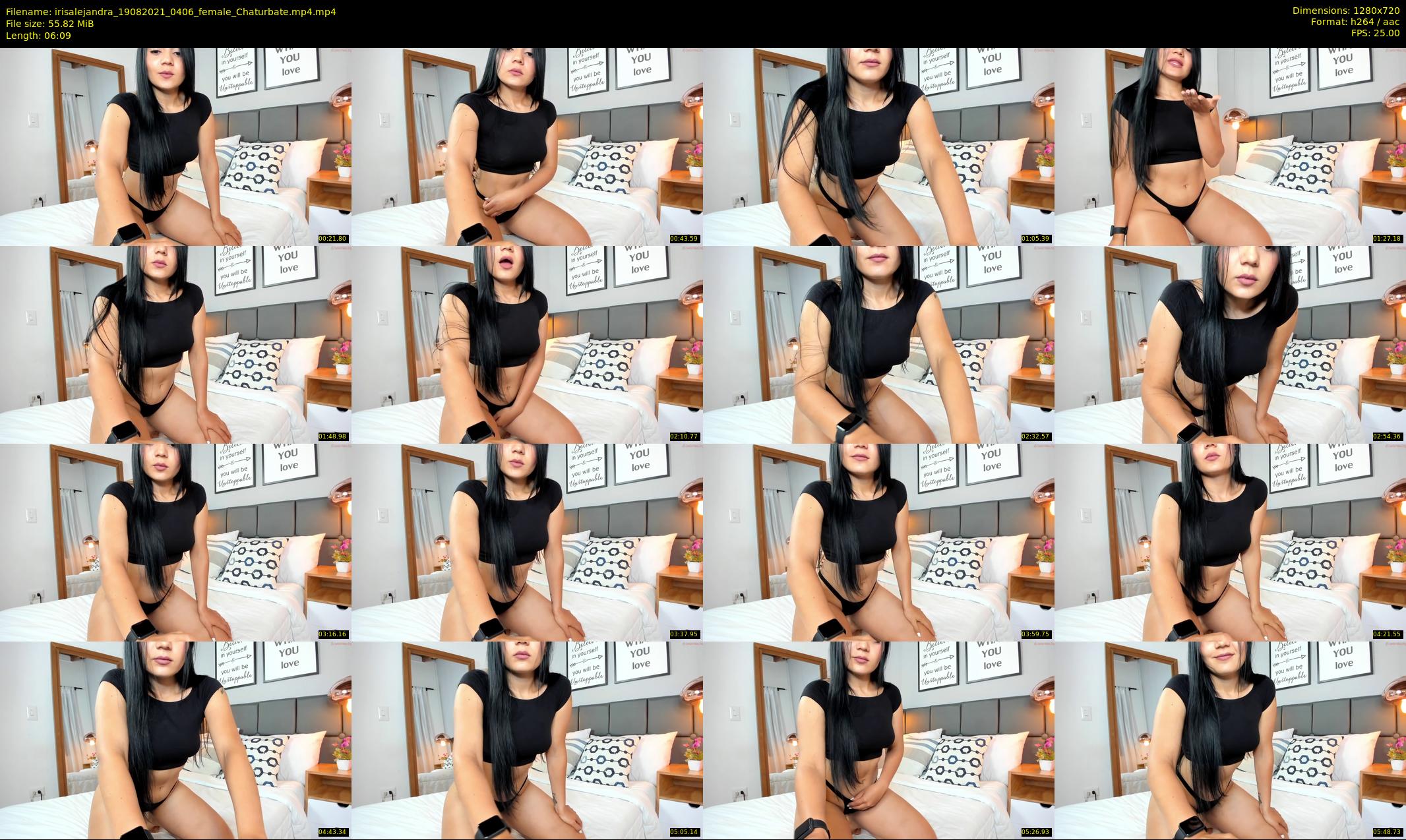 irisalejandra — 7 minute Chaturbate Female stripcam recording, 720p, Aug 19, 2021