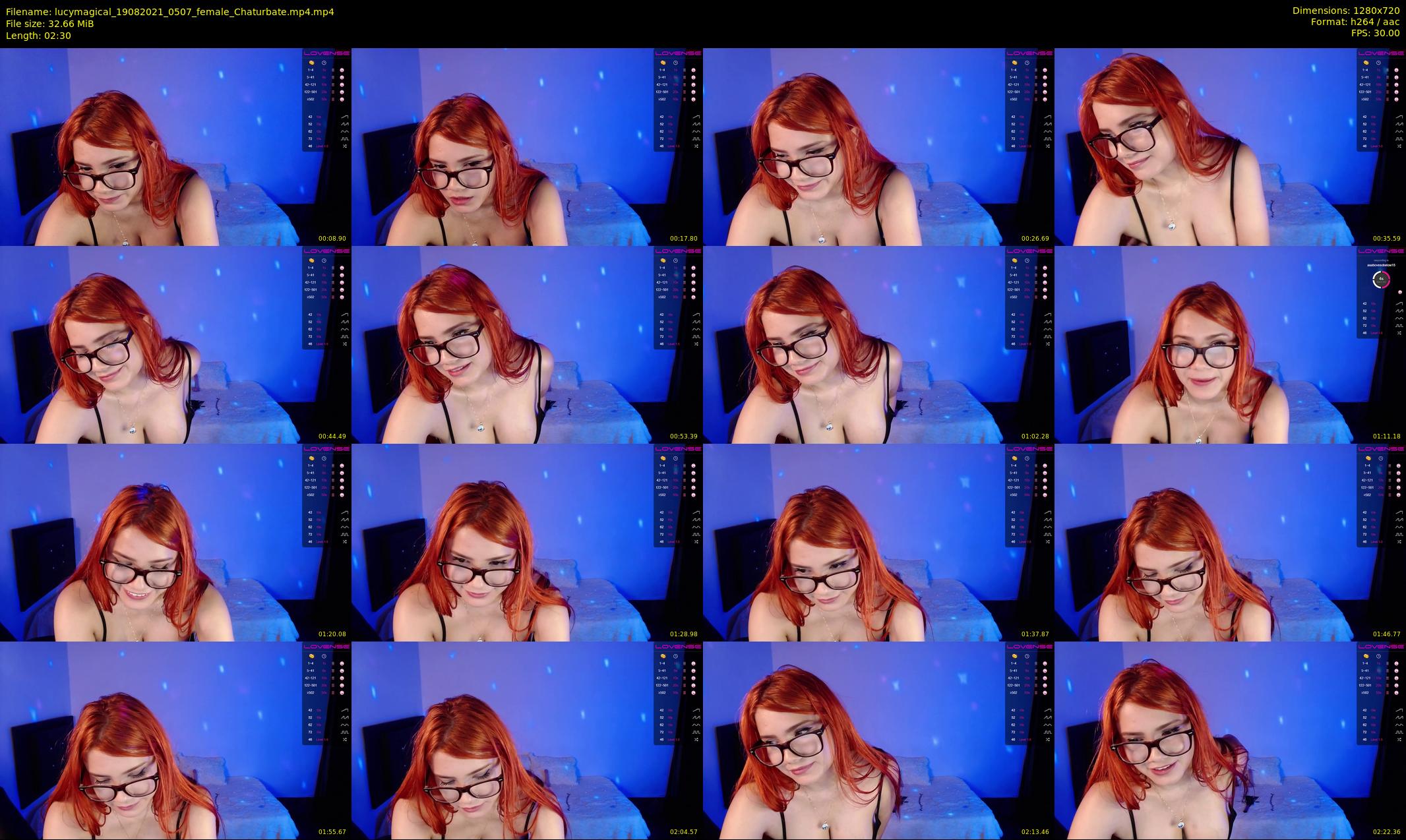 lucymagical — 3 minute Chaturbate Female stripcam recording, 720p, Aug 19, 2021