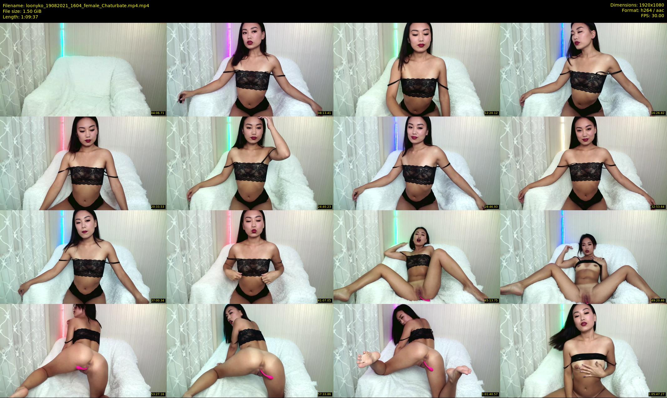 loonyko — 70 minute Chaturbate Female stripcam recording, 1080p, Aug 19, 2021