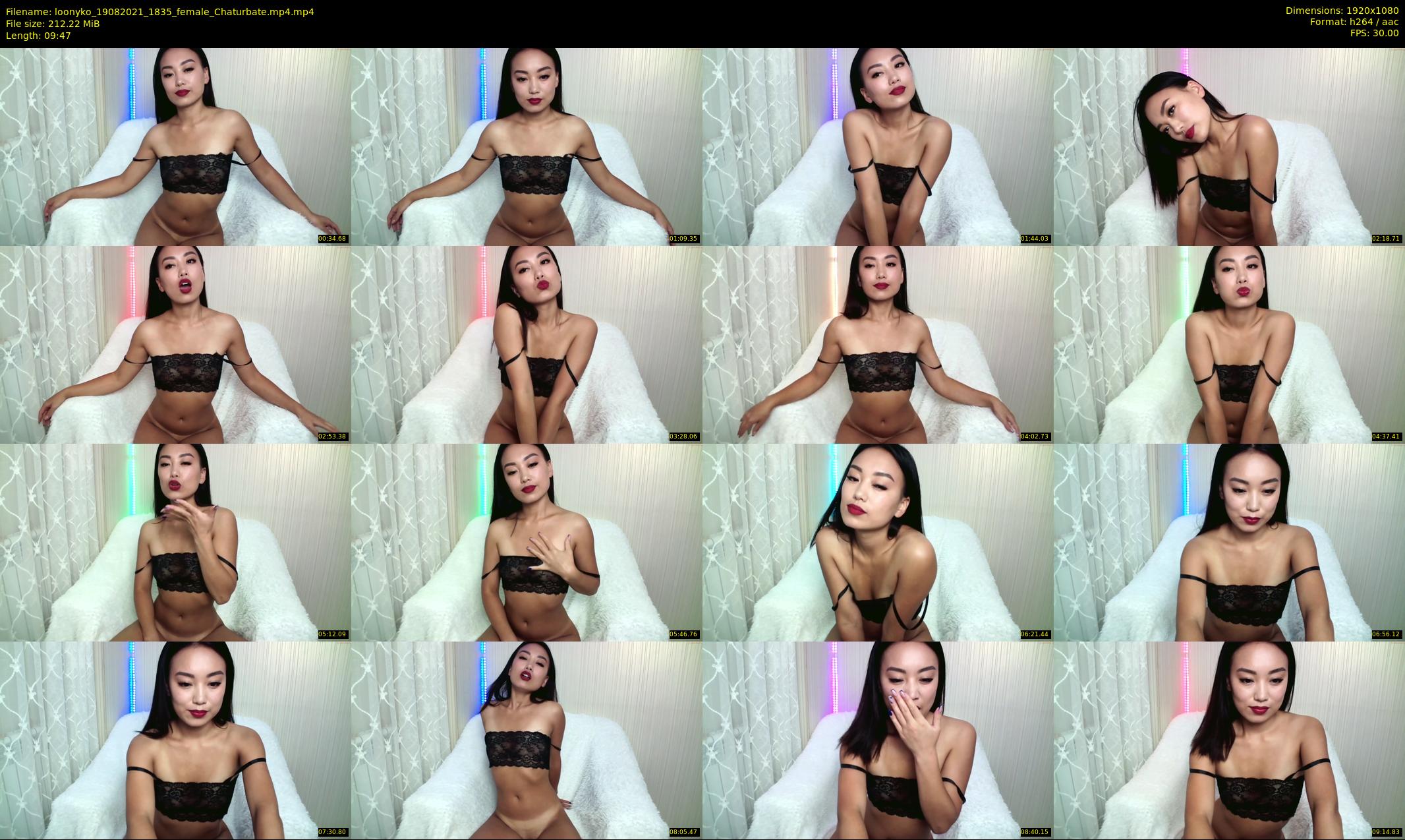 loonyko — 10 minute Chaturbate Female stripcam recording, 1080p, Aug 19, 2021