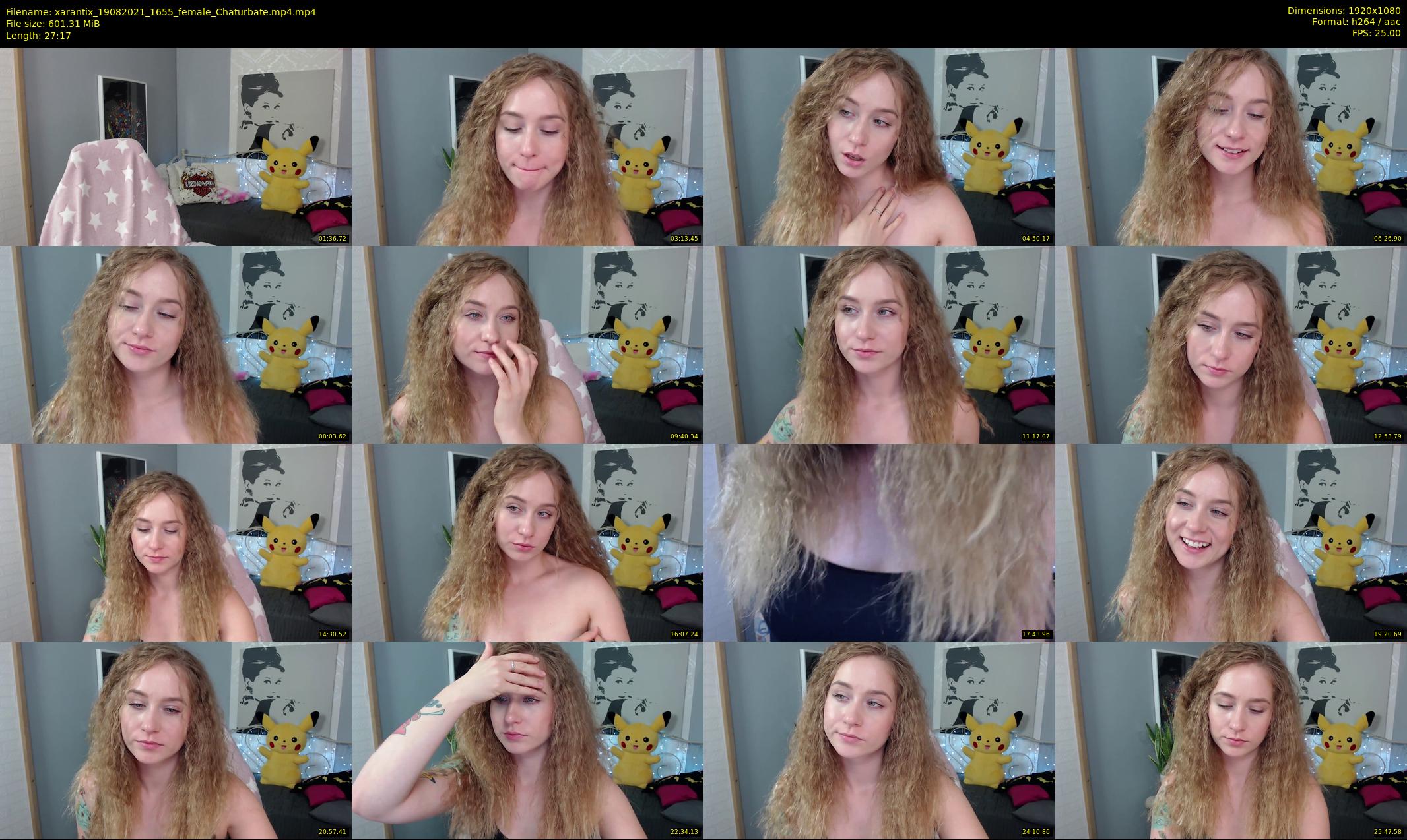 xarantix — 28 minute Chaturbate Female stripcam recording, 1080p, Aug 19, 2021