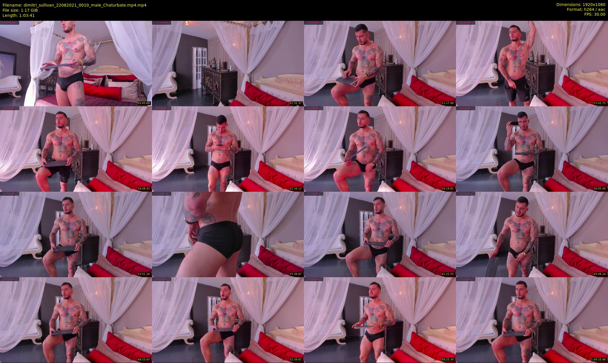 dimitri_sullivan — 64 minute Chaturbate Male stripcam recording, 1080p, Aug 22, 2021