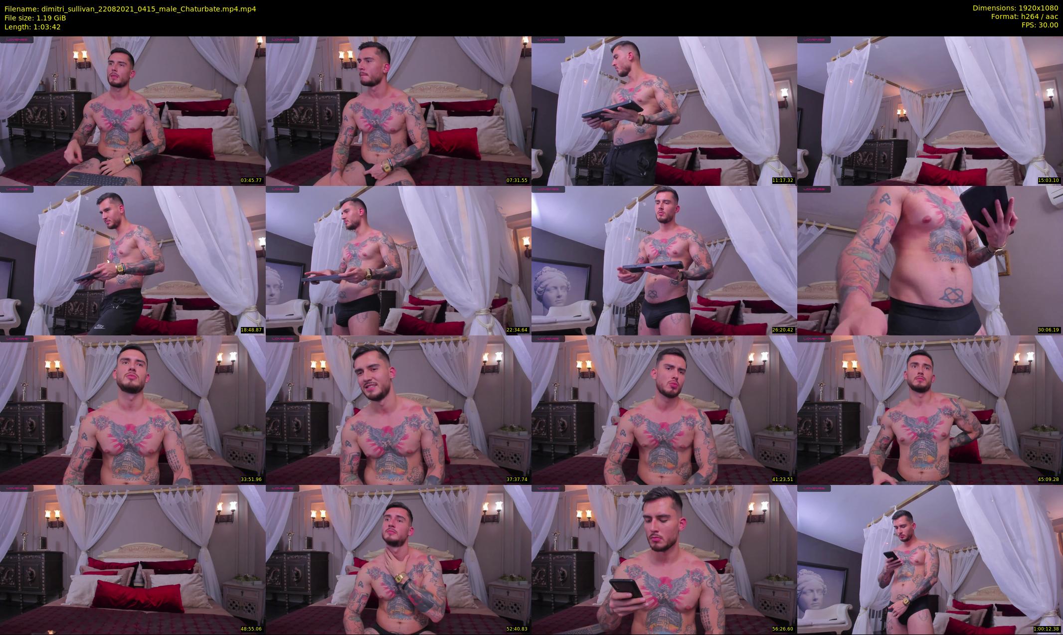 dimitri_sullivan — 64 minute Chaturbate Male stripcam recording, 1080p, Aug 22, 2021