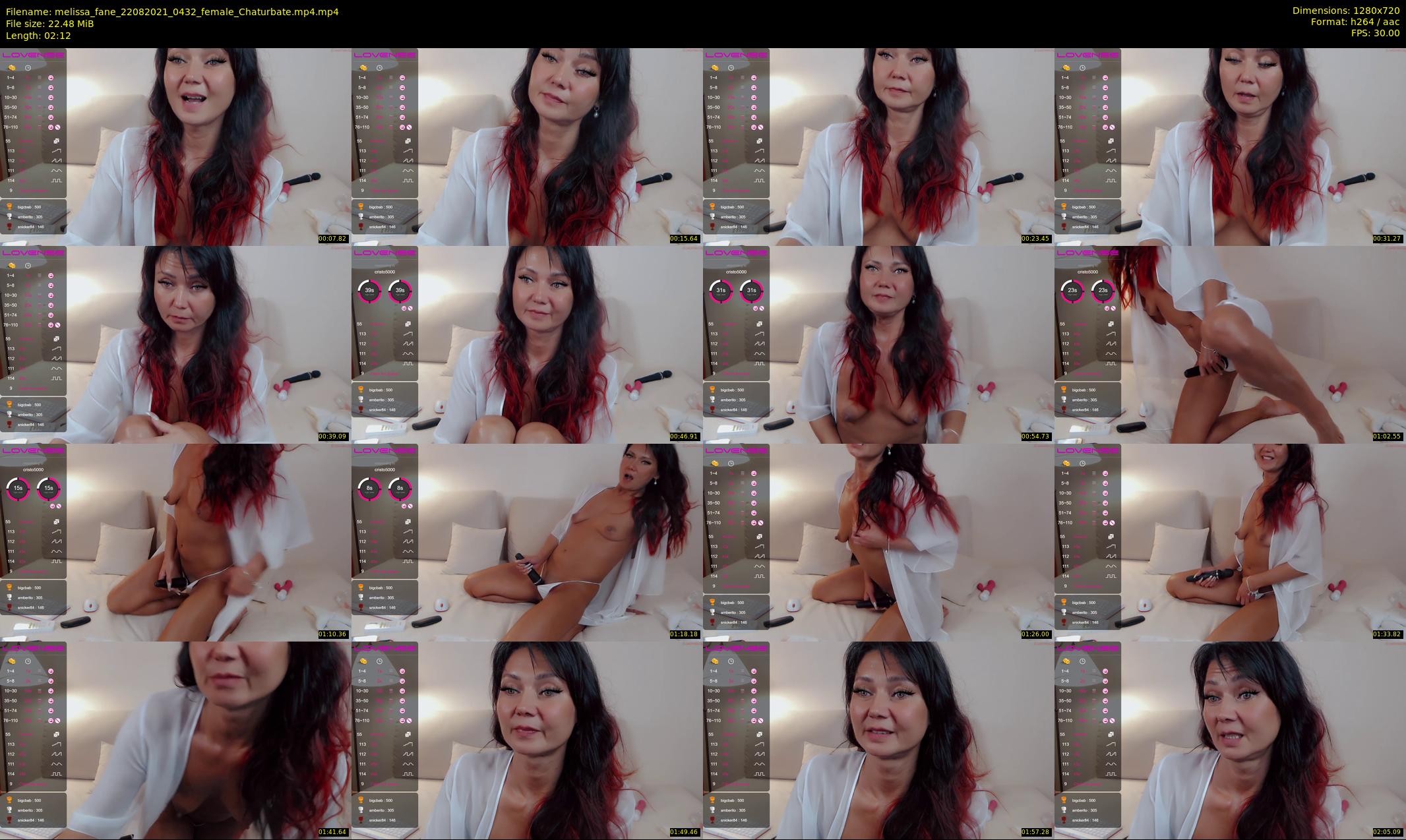 melissa_fane — 3 minute Chaturbate Female stripcam recording, 720p, Aug 22, 2021
