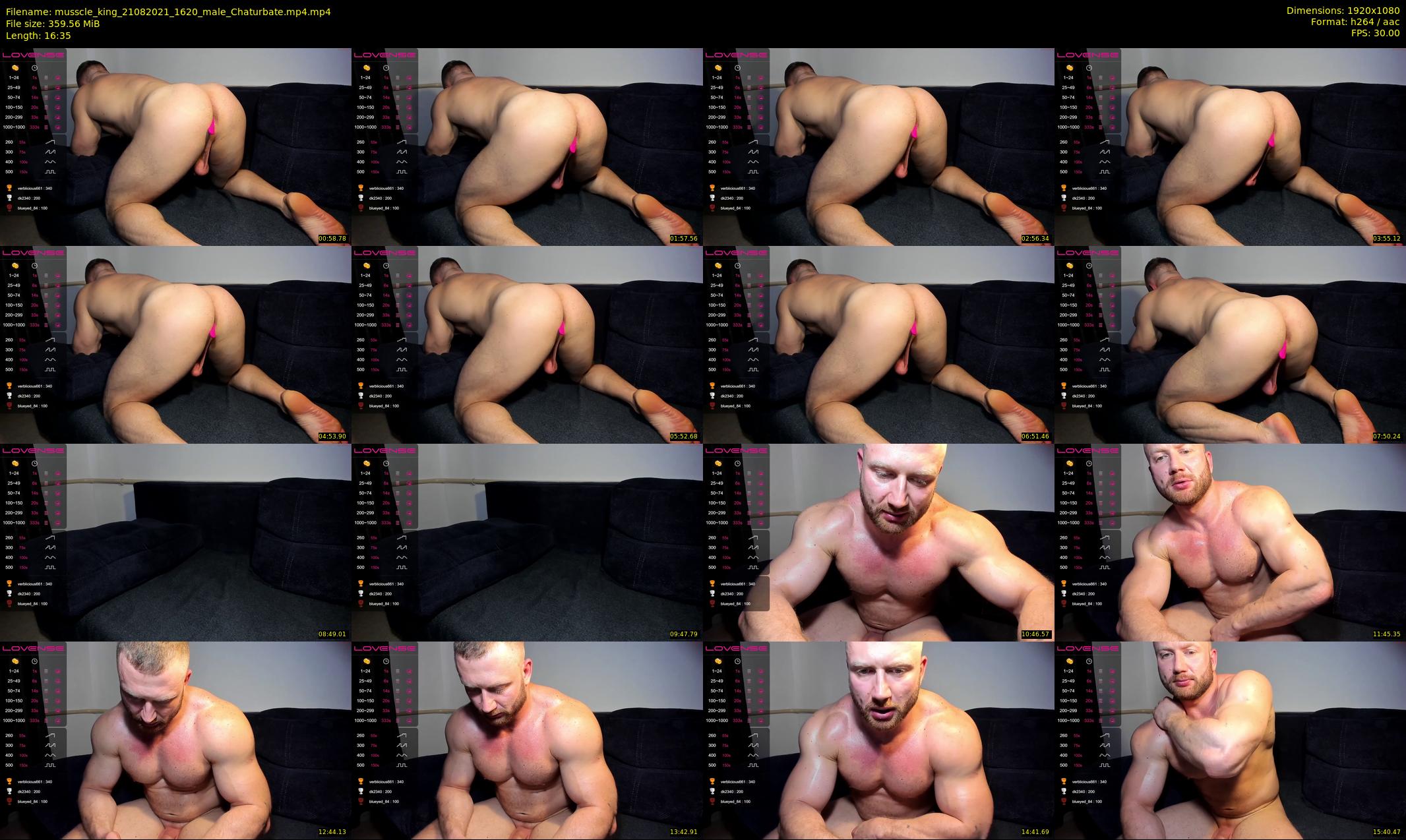 musscle_king — 17 minute Chaturbate Male stripcam recording, 1080p, Aug 21, 2021