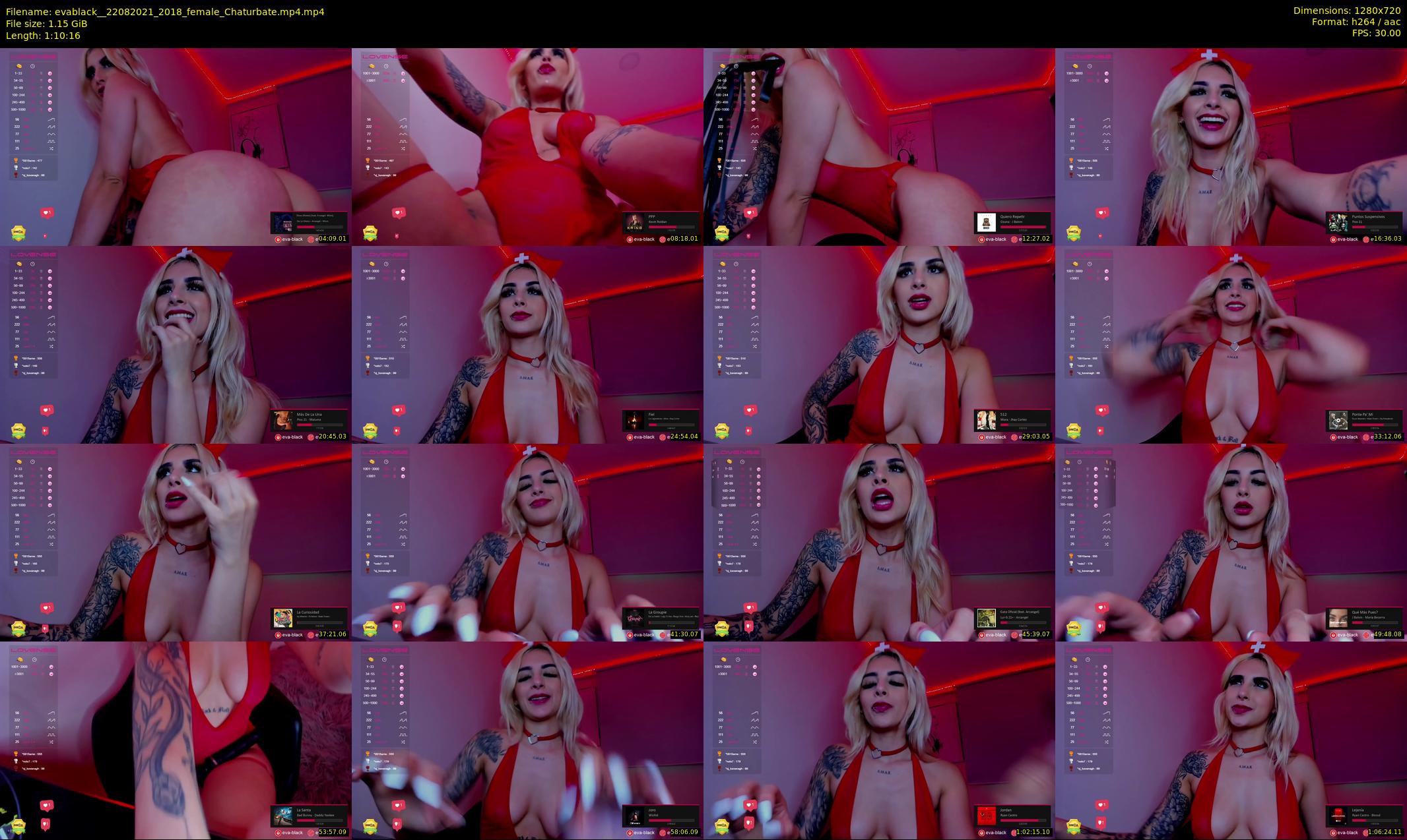 evablack_ — 71 minute Chaturbate Female stripcam recording, 720p, Aug 22, 2021