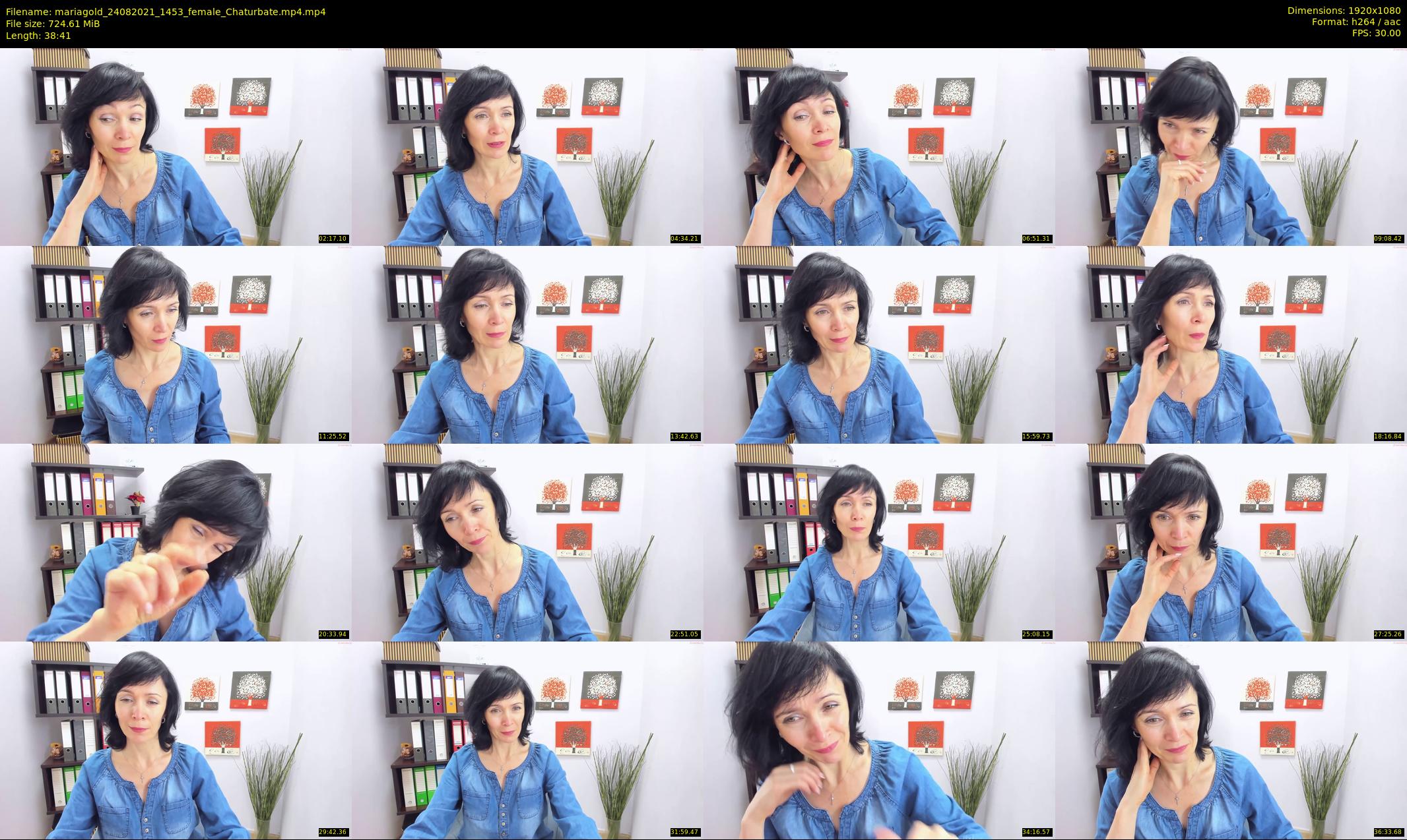 mariagold — 39 minute Chaturbate Female stripcam recording, 1080p, Aug 24, 2021