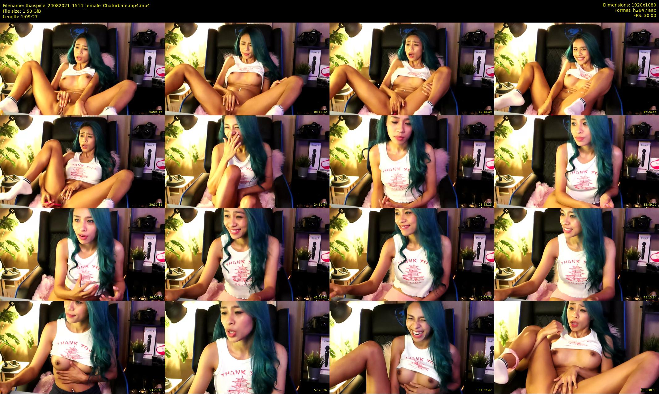 thaispice — 70 minute Chaturbate Female stripcam recording, 1080p, Aug 24, 2021