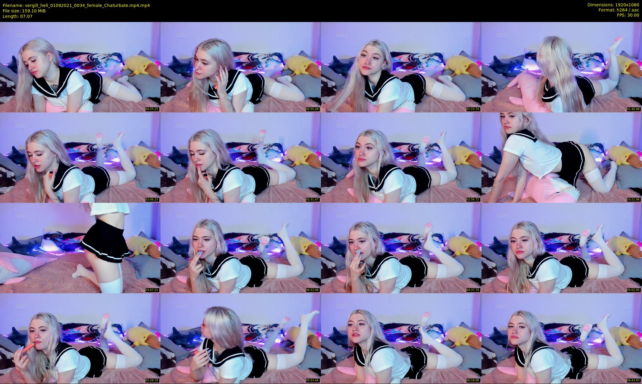 vergill_hell — 8 minute Chaturbate Female stripcam recording, 1080p, Sep 1, 2021