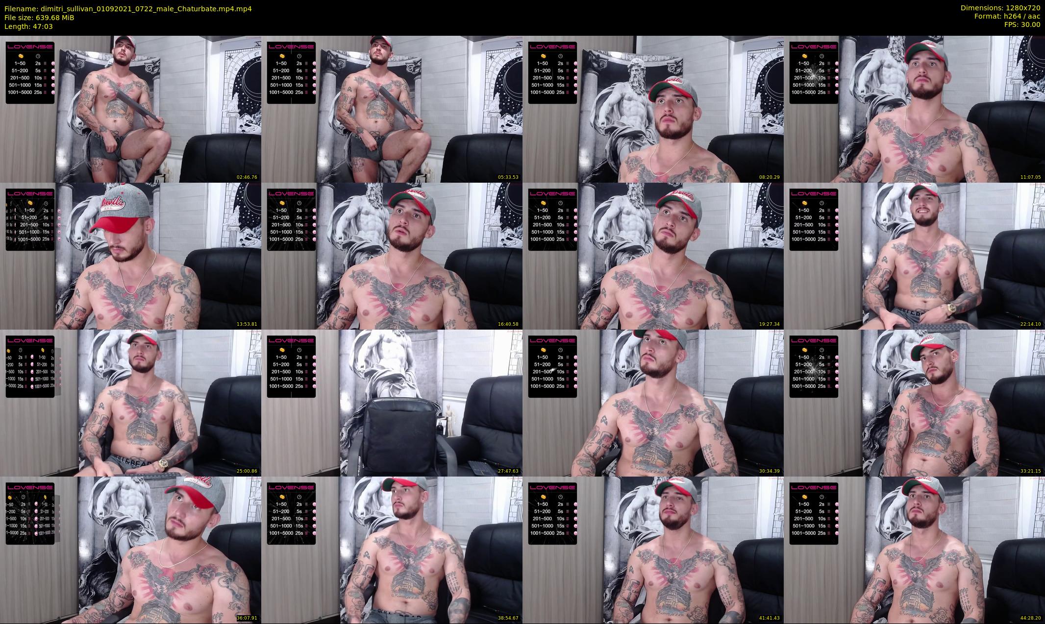 dimitri_sullivan — 48 minute Chaturbate Male stripcam recording, 720p, Sep 1, 2021